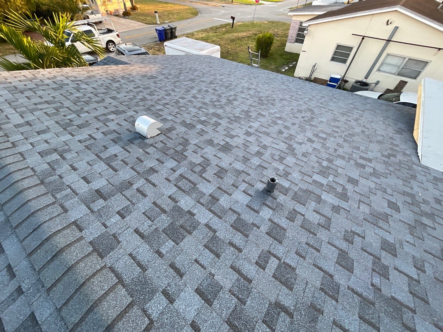 Beautiful Blue Shingle Re-Roof in Hollywood! by First Due Roofing