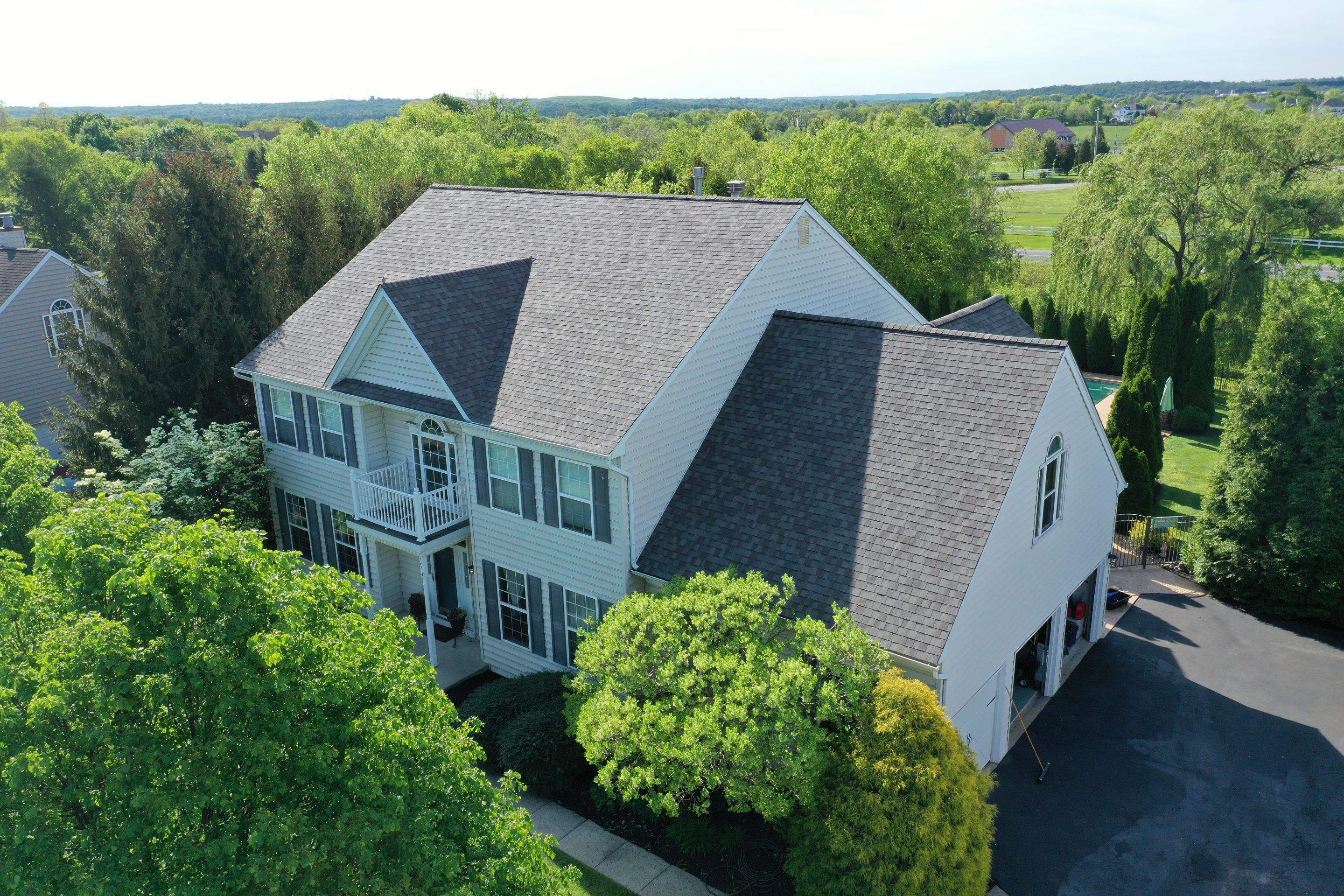 Roofing Installation using CertainTeed Landmark - Weathered Wood by Storm Guard of Ches-Mont PA
