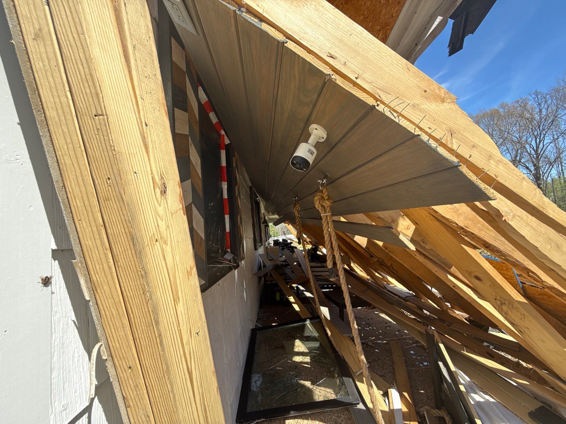 Structural Roof Restoration and Porch Repair in Hernando MS by Revival Roofing Services