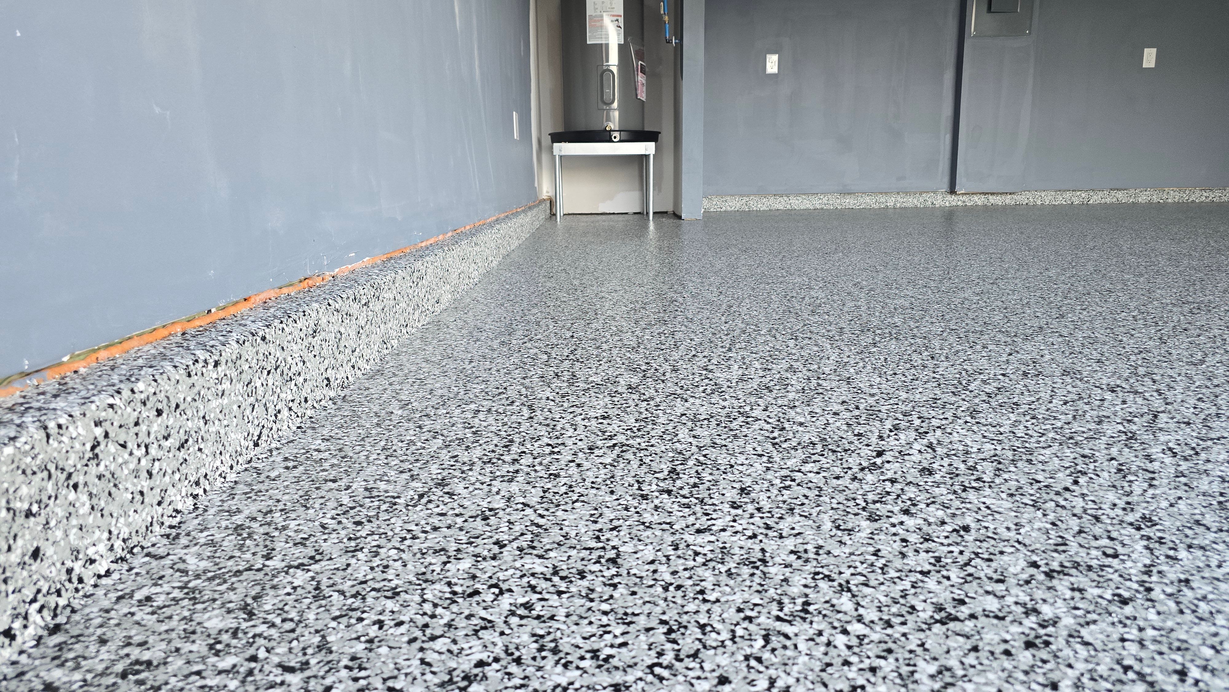 Porch, Patio & Garage Using Weathered Gray & Domino by Elite Floor Solutions