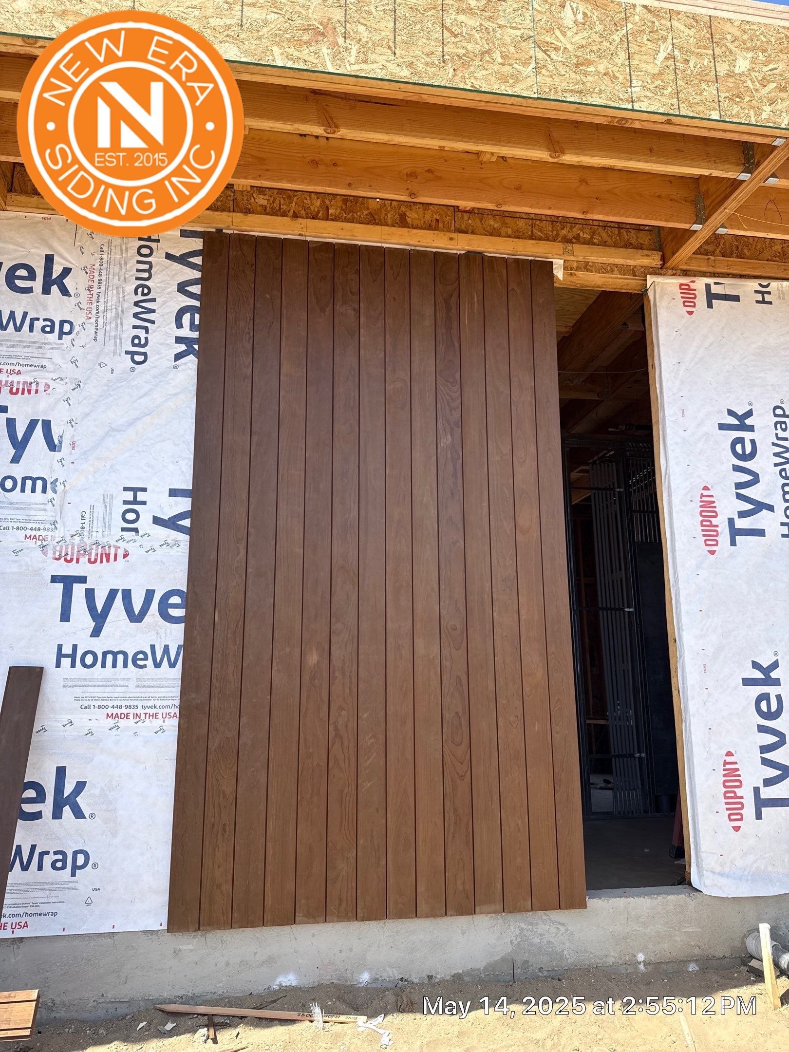 Kebony siding  by New Era Siding Inc 