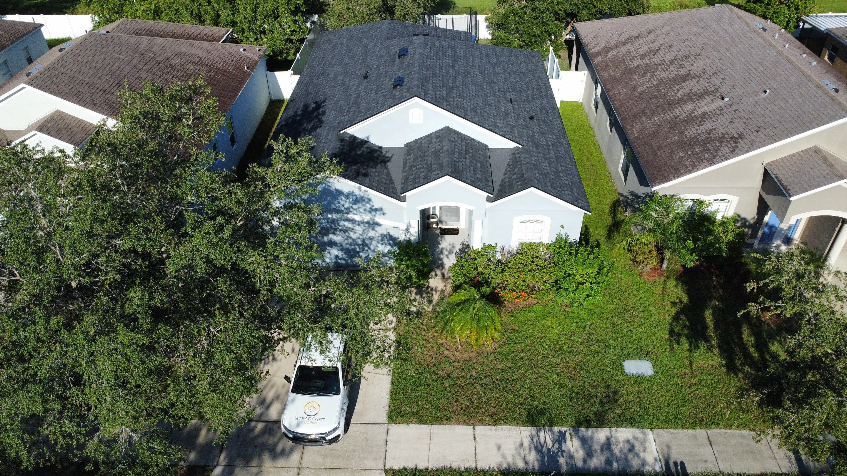 Roof Replacement in Ruskin FL. by Steadfast Roofing 