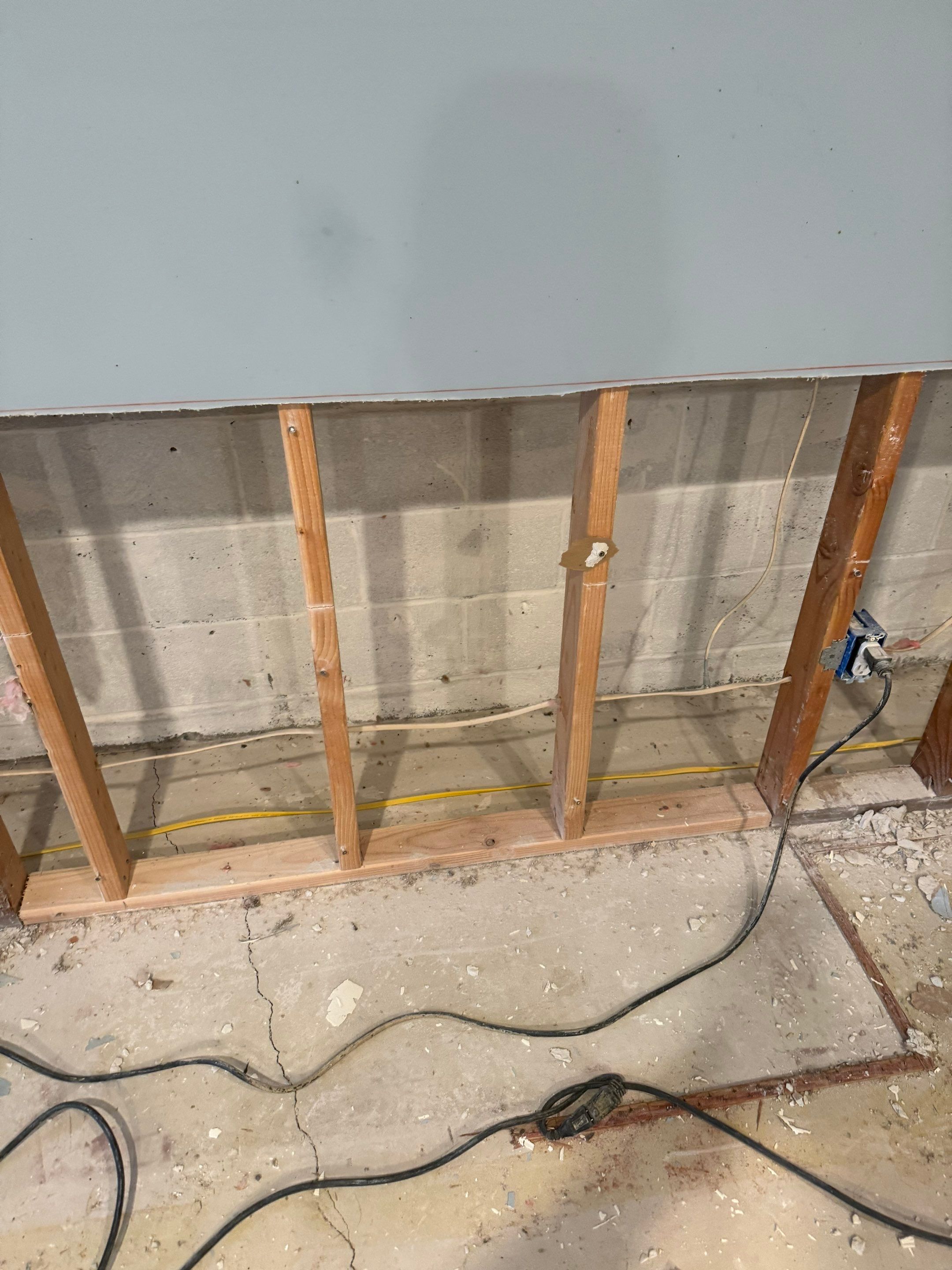 Interior French Drain With Radon Seal & Mold Remediation in Wall Township by Pure Service Pro, LLC 