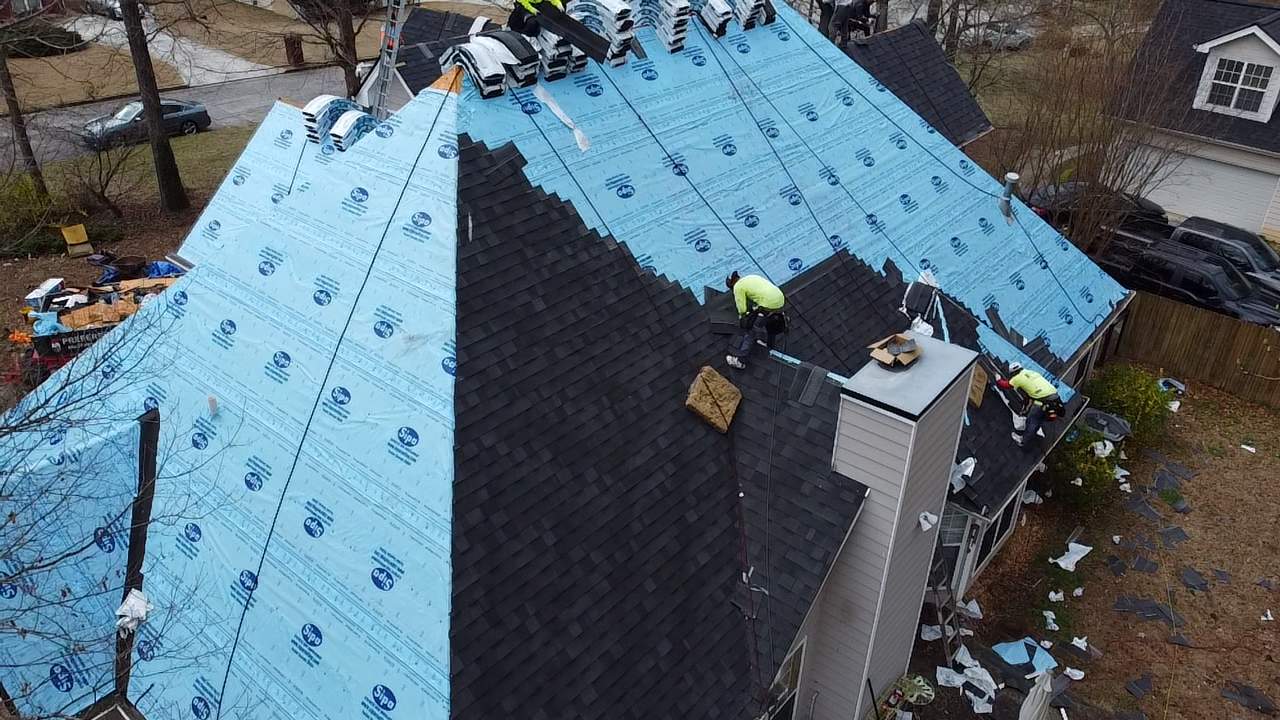 Residential Roofing Repair using asphalt shingle roofing by Galian Roofing LLC