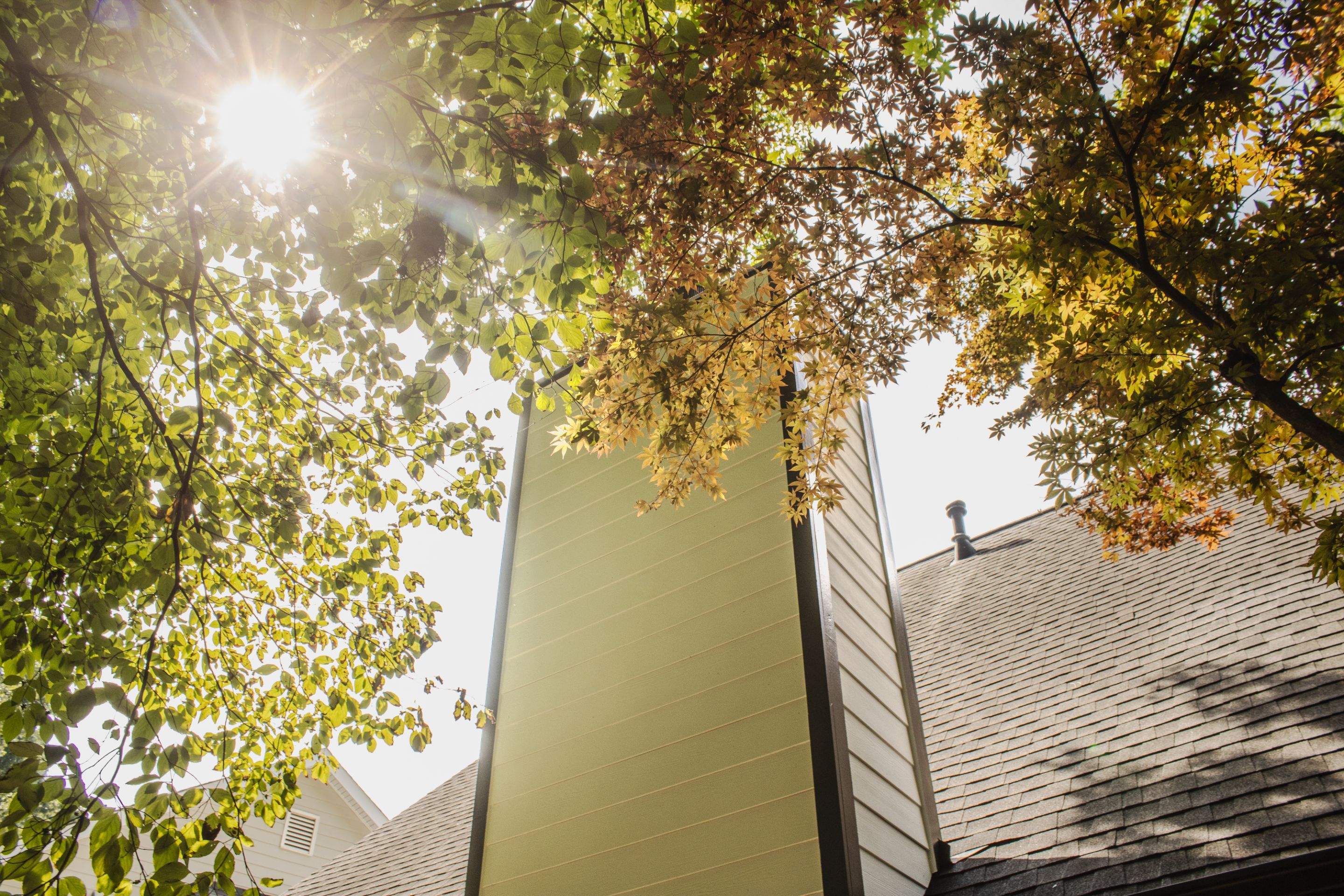 Alpharetta, GA Siding & Exterior Painting with Black Trim Before & After by Nelson Exteriors