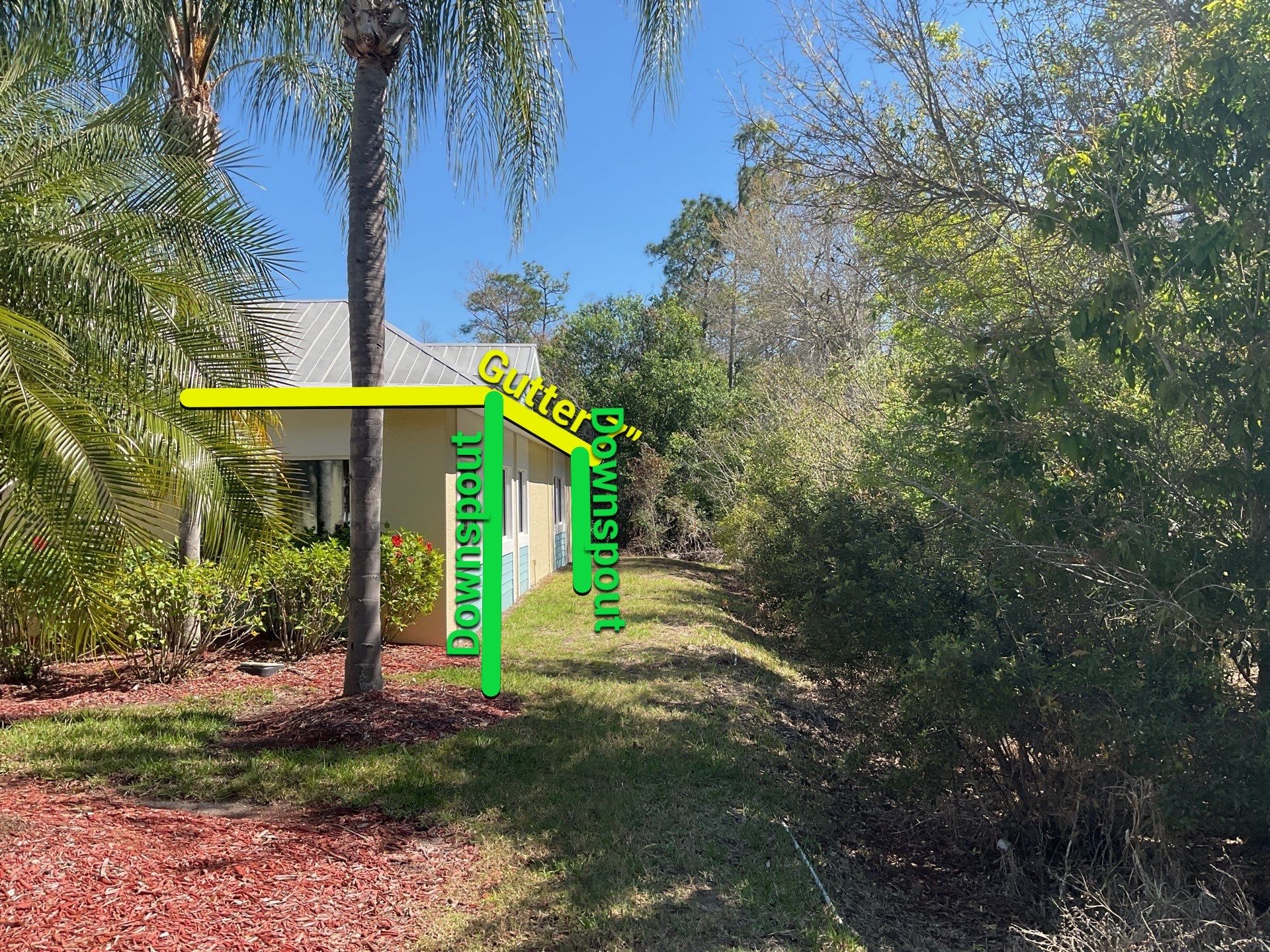 White K-Style Gutters in Fort Myers FL by Gutter Professors