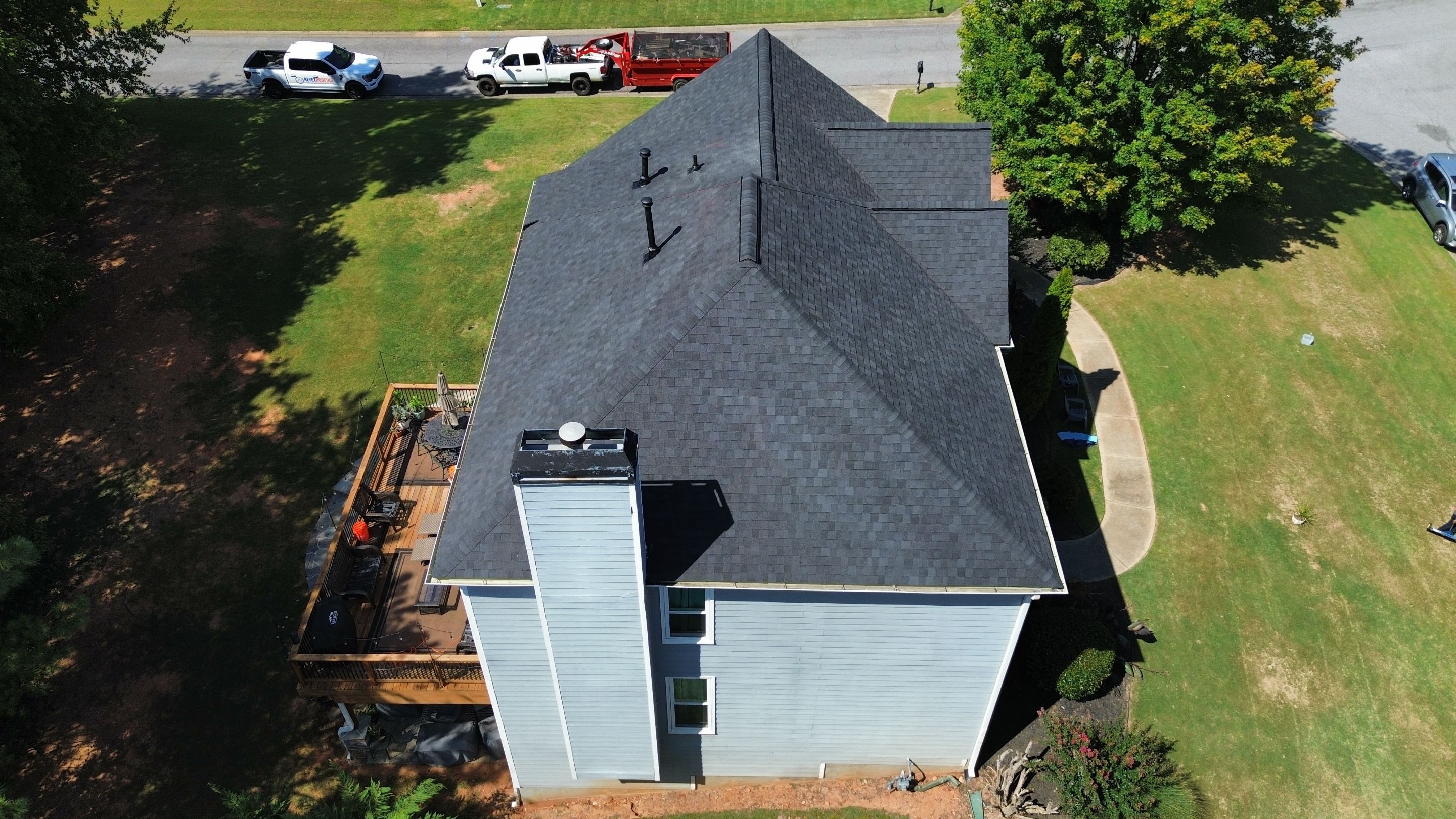 Cumming, GA Roof Replacement CertainTeed Landmark Charcoal Black by Reset Roofing