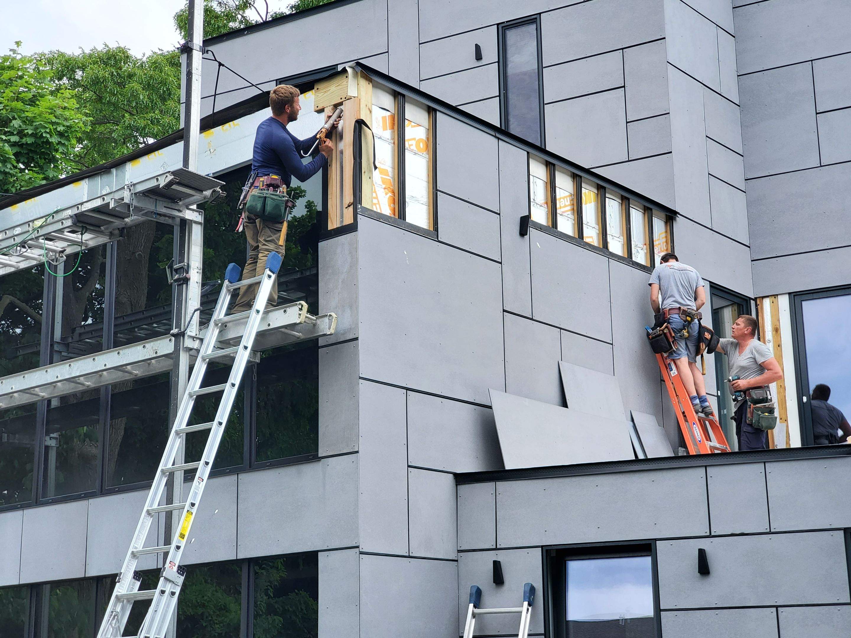 Siding installation (Engineered Panels) by UBrothers Construction