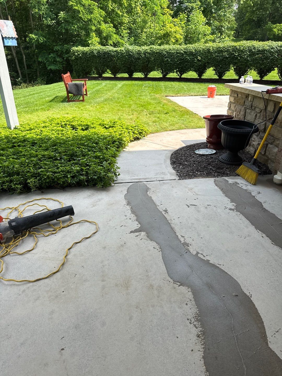 Driveway Walkway Patio Project in Canonsburg by Floors in a Day, Inc