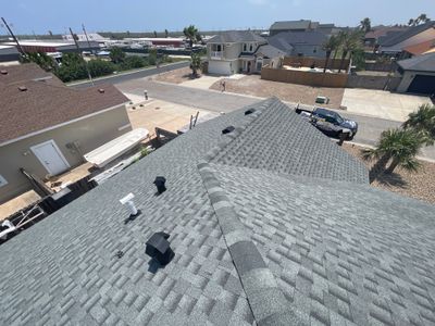 Residential Roofing Installation using GAF HDZ Slate