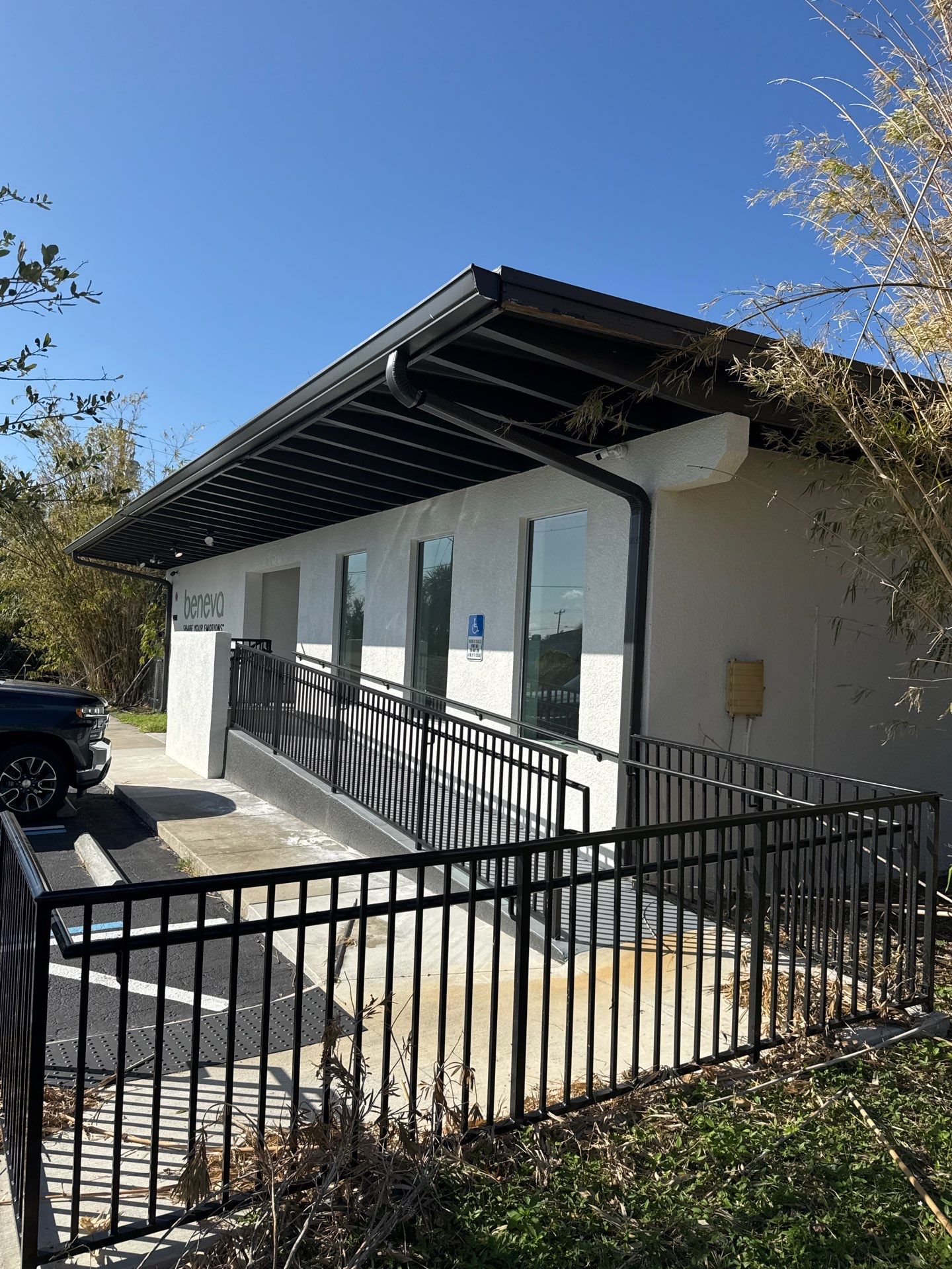 Black Seamless Gutters for Modern Homes in Sarasota FL by Gutter Professors