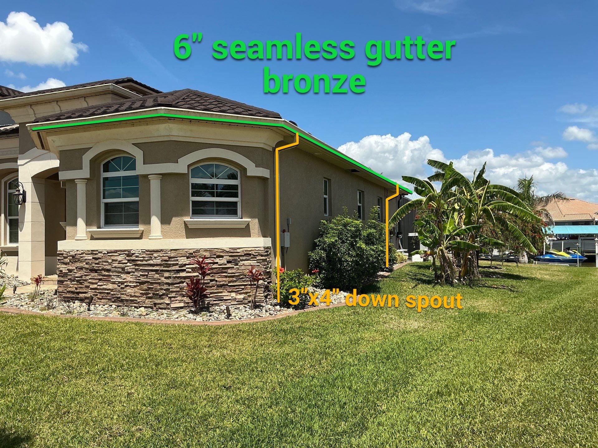 Replace Bronze Soffit and Fascia in Port Charlotte FL by Gutter Professors