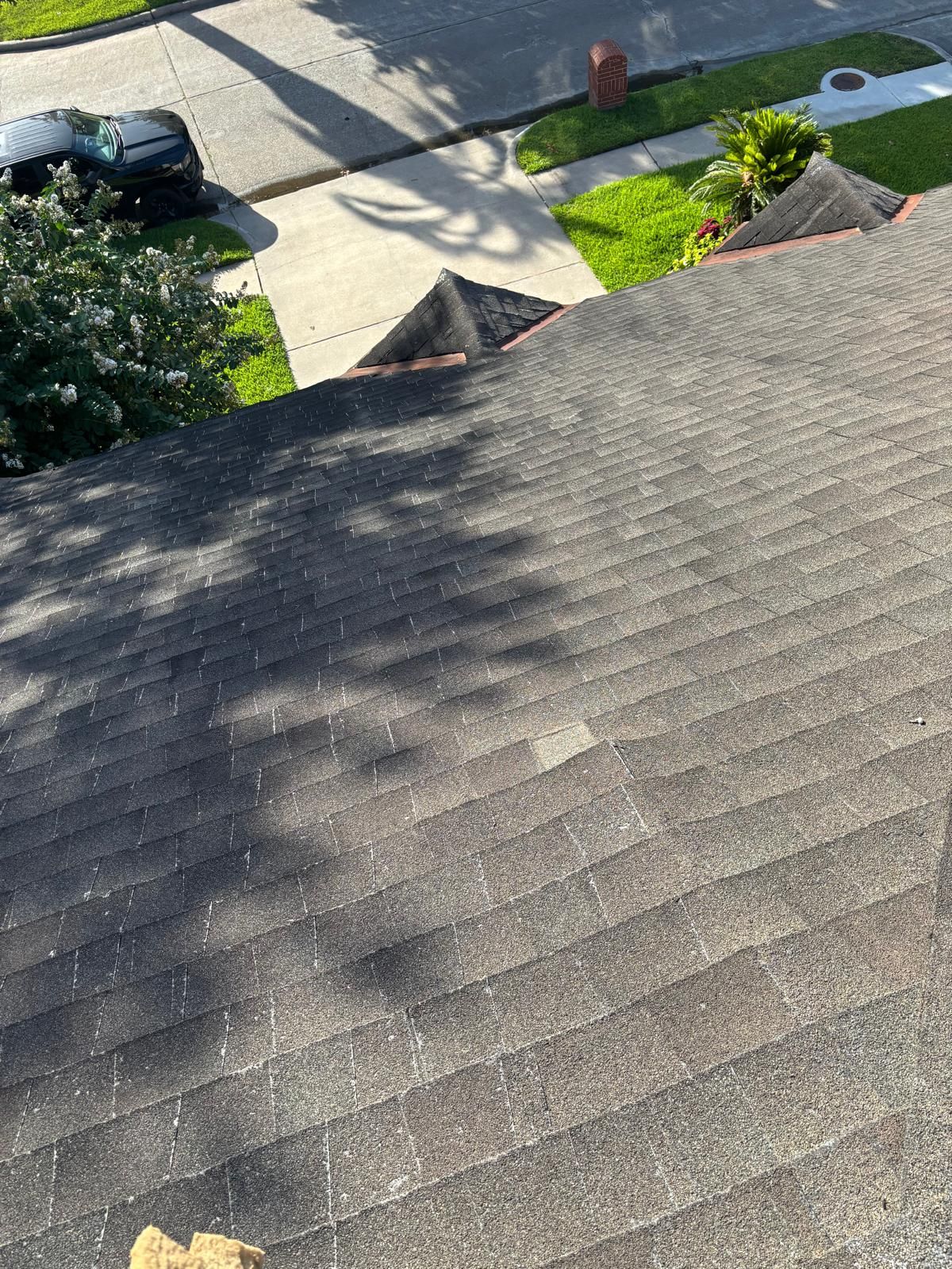 Hail Damage using Owen's Corning Duration (Lifetime) Shingles by Roof Repair Company