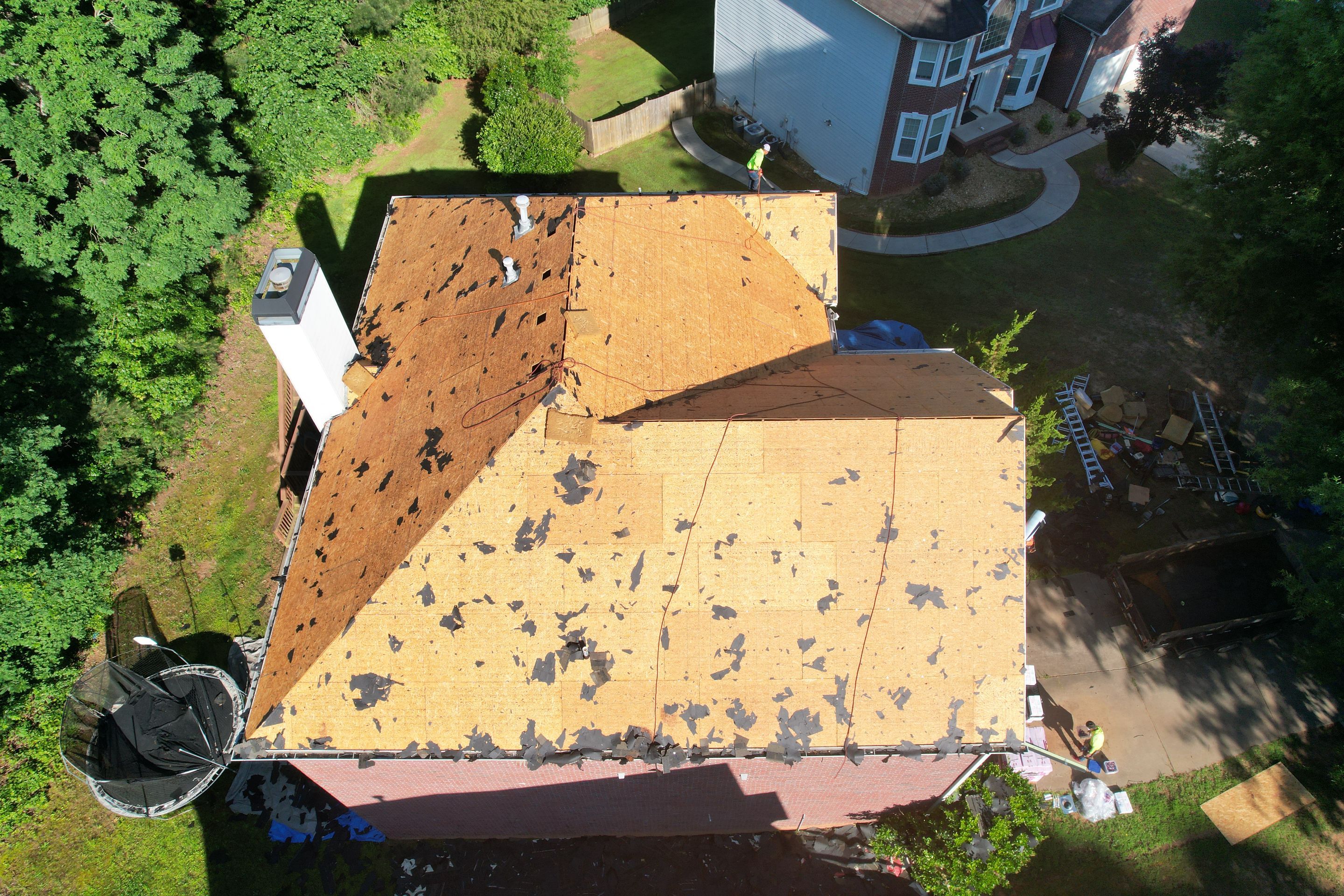 Residential Roof Replacement using Owens Corning Estate Gray by Inspector Roofing and Restoration