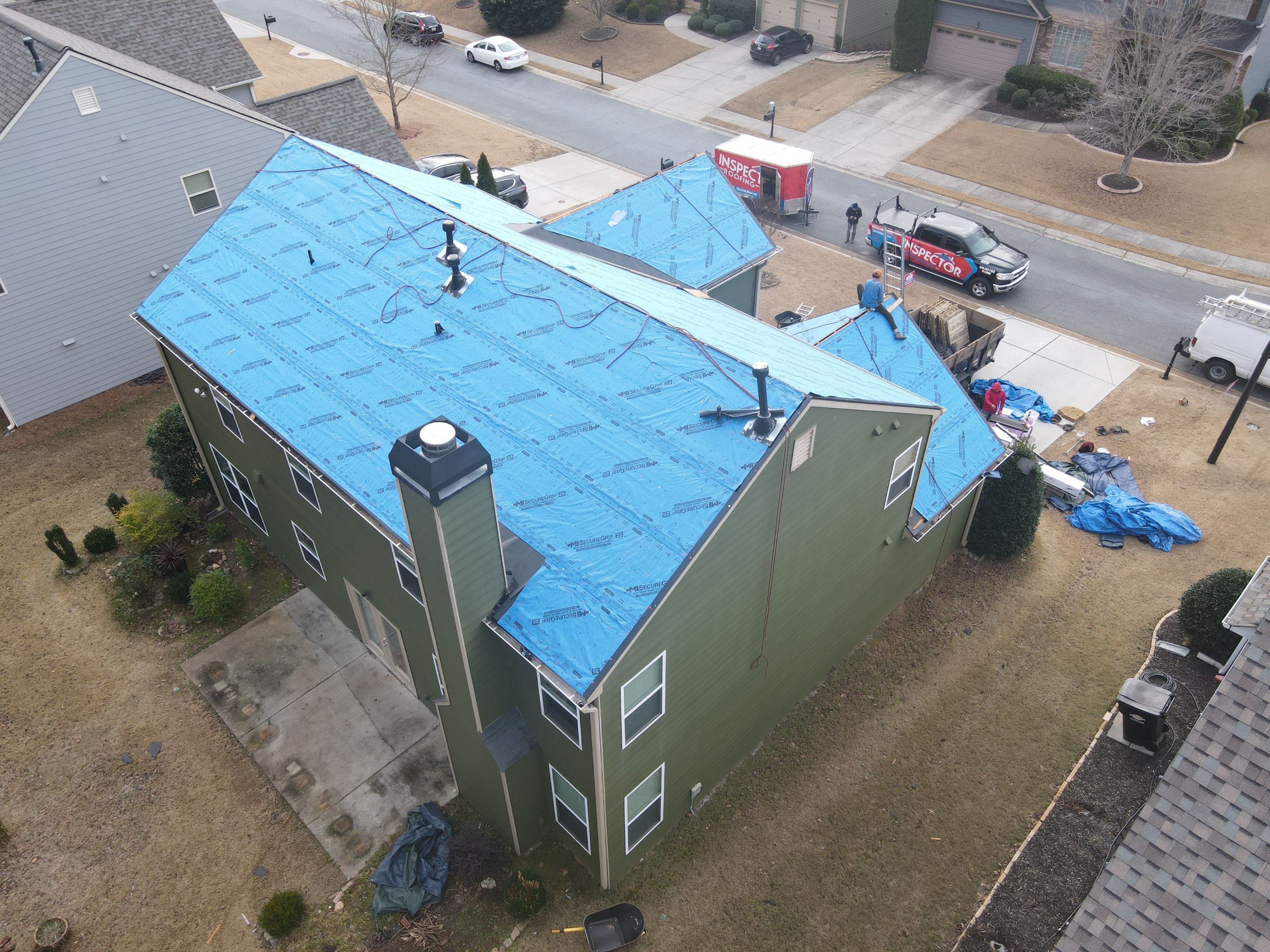Residential Roofing Installation using Atlas  by Inspector Roofing and Restoration