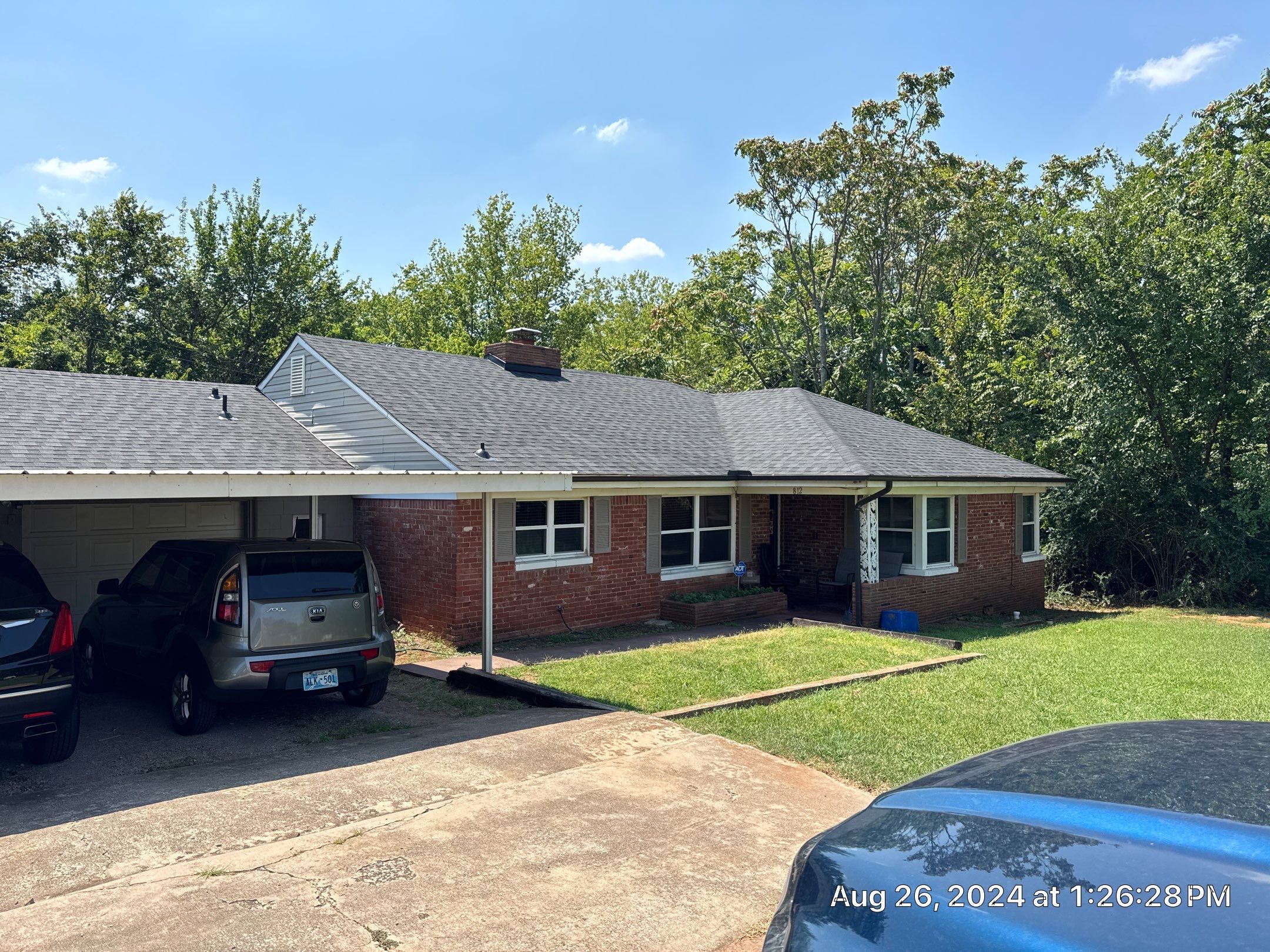 Reroof using IKO Granite Black by Castillo Roofing
