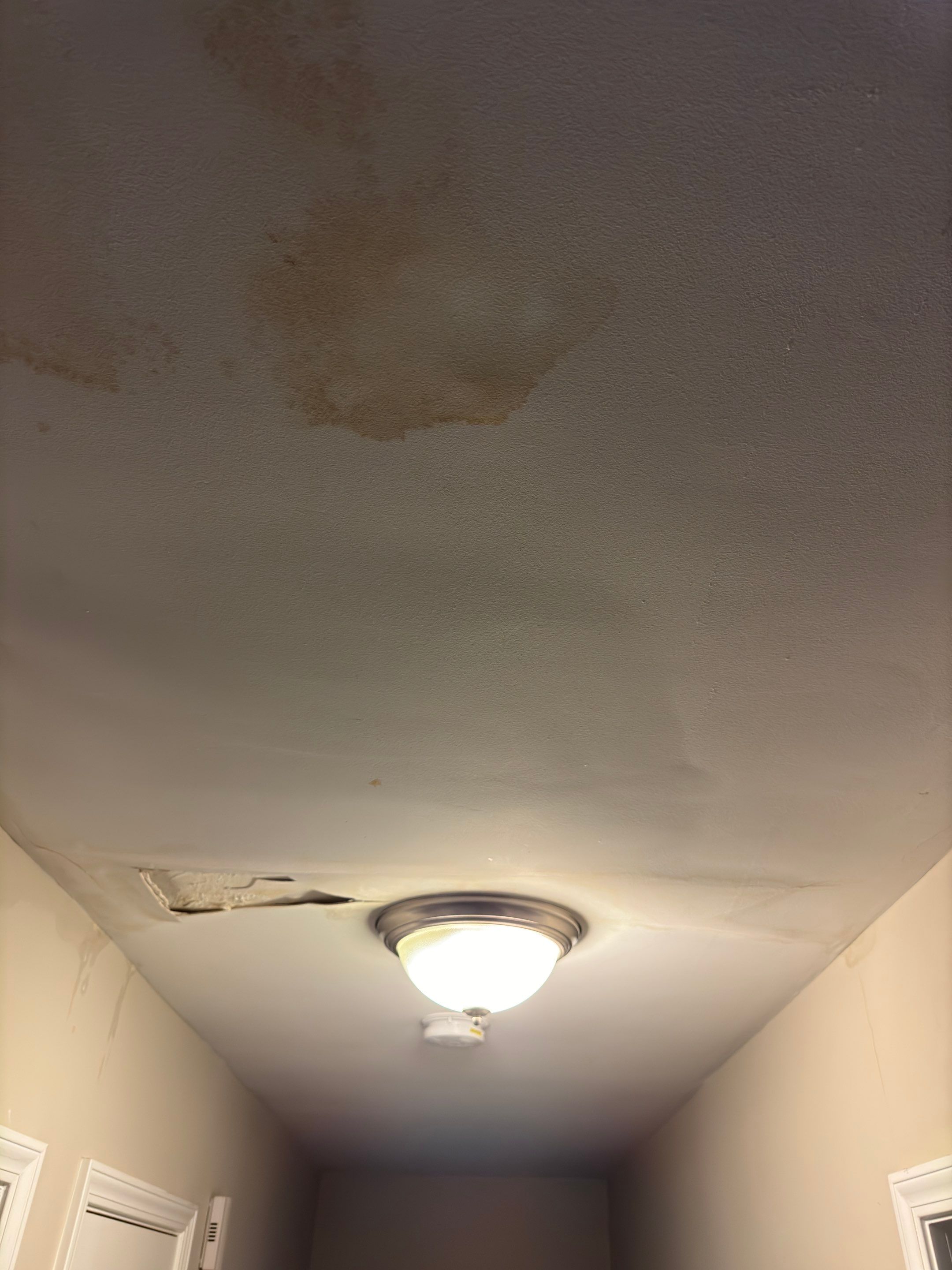 Water Damage 2nd Floor Hallway by Chicagoland Water Medics