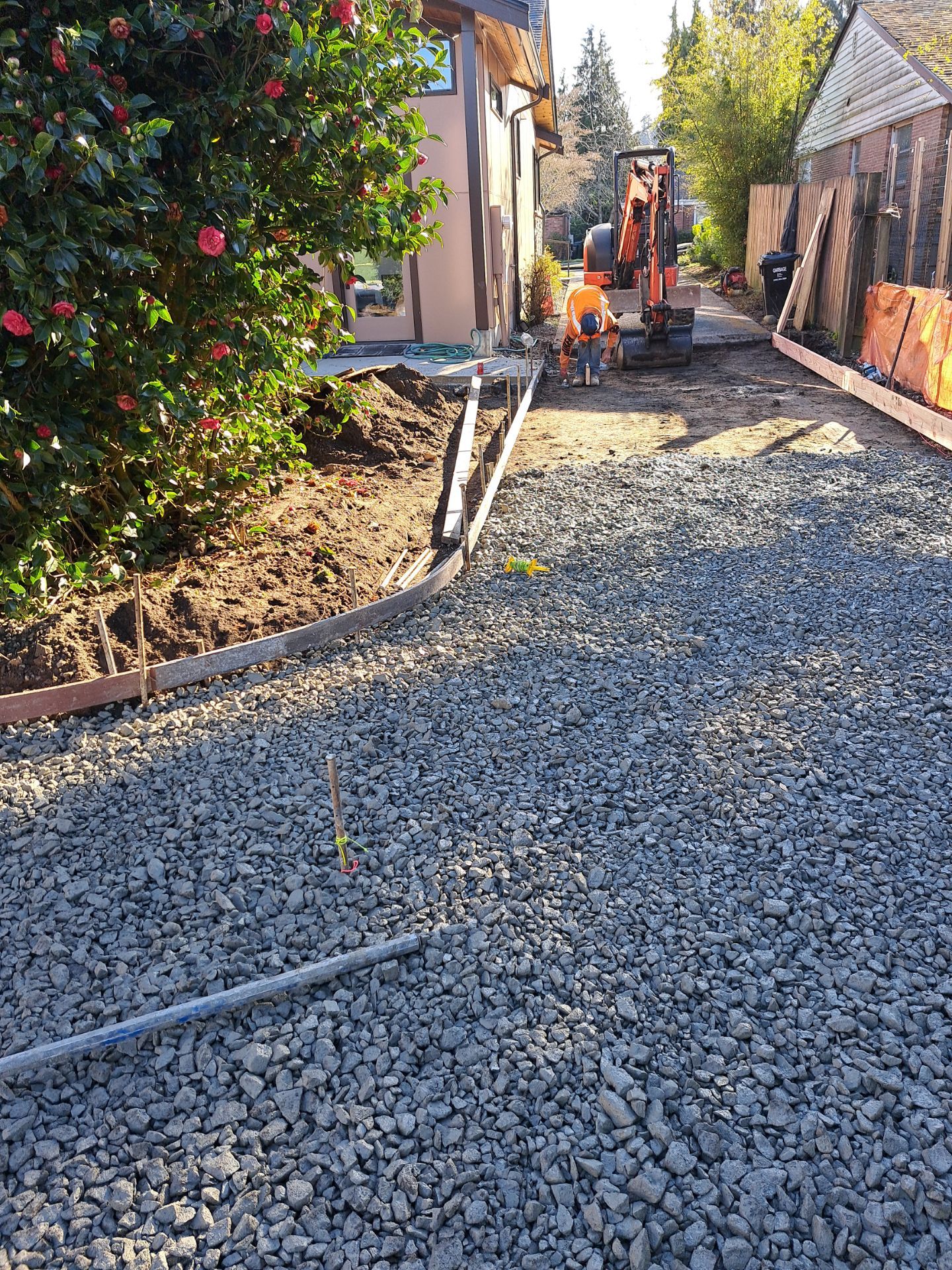 Ron | Pervious Concrete Driveway  by Jireh Asphalt & Concrete Inc 