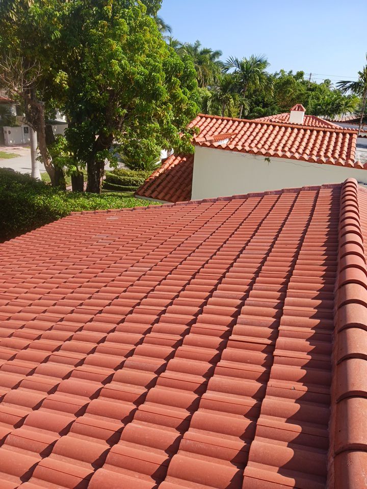 Commercial Roof Membrane Installation and Clay Tile Repair in Surfside by AJF ROOFING INC