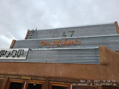 TPO Roof Replacement on entry of Albuquerque Restaurant