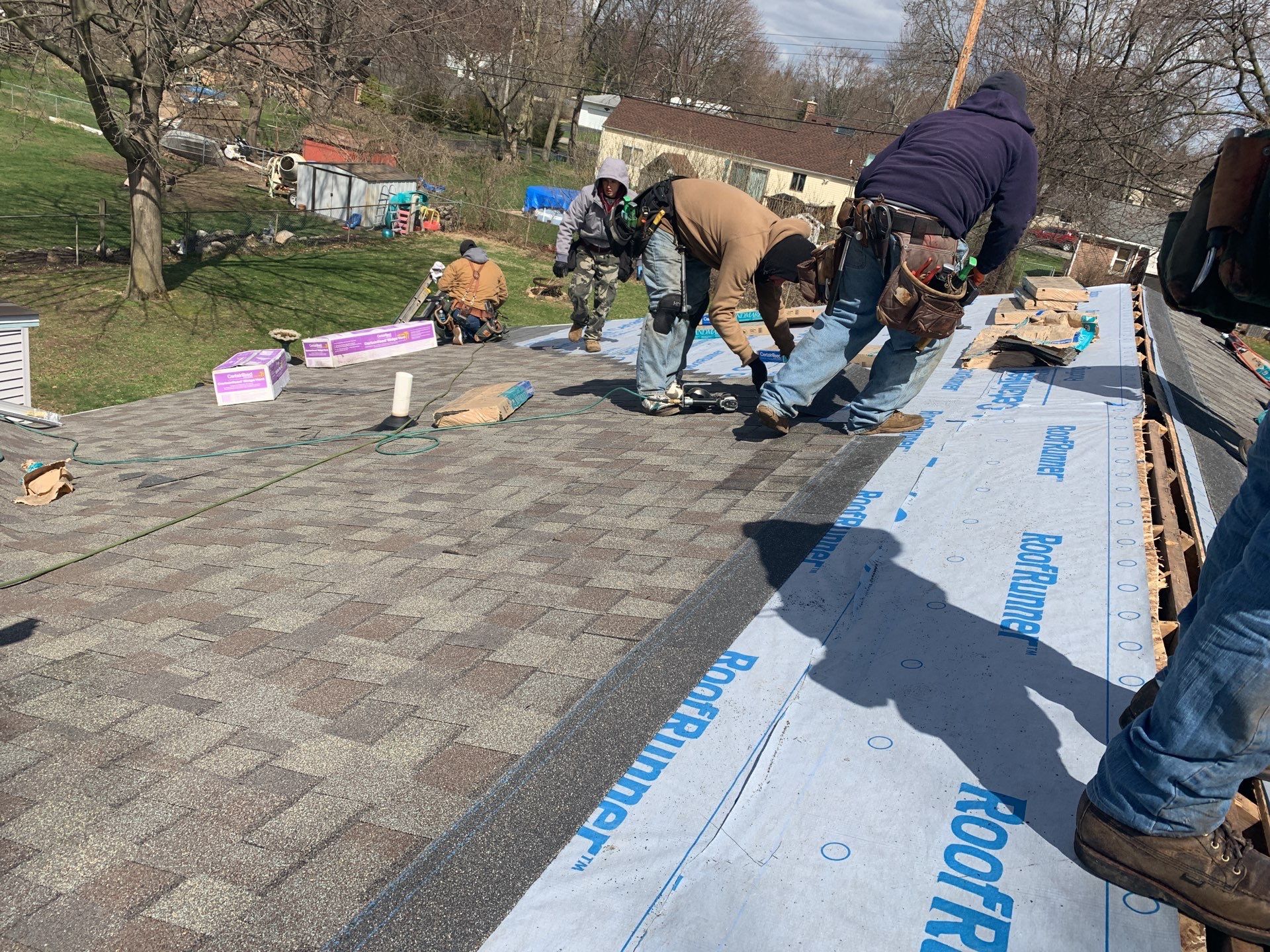 Roof Replacement using CertainTeed Landmark by 180 Contractors