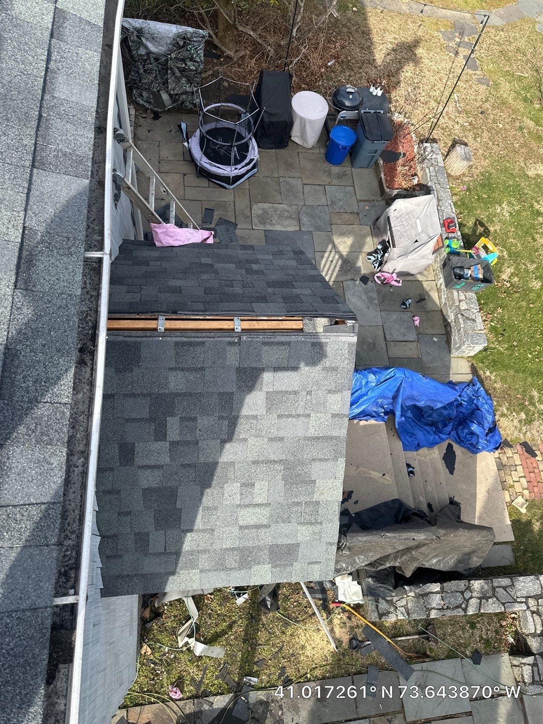 Siding Installation using Certainteed Cedar Impressions Straight Edge Perfection Shingles - D7 - Sterling Gray by A Plus Exterior