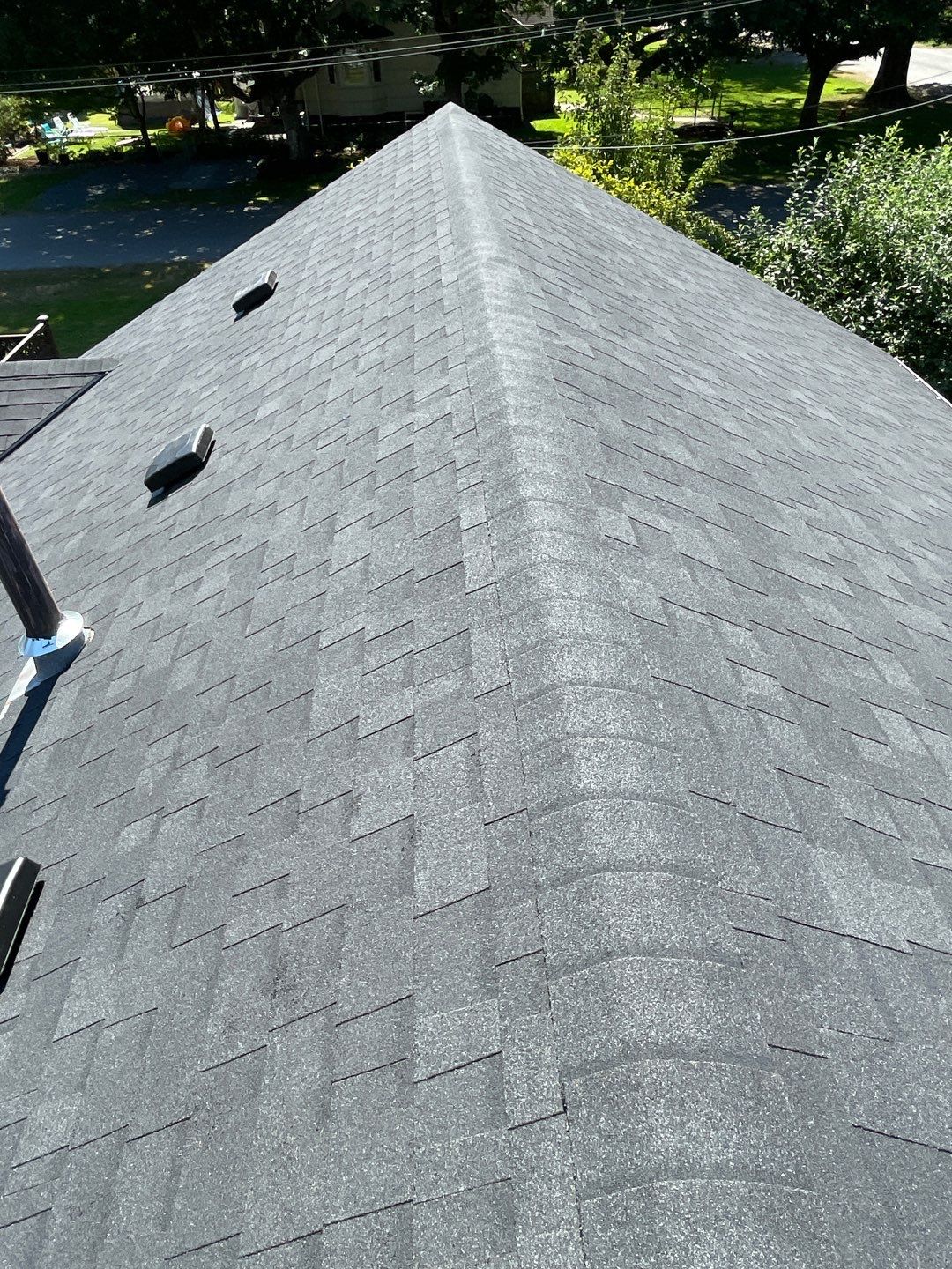 Residential Roofing Installation using OC Oakridge shingles by Top Notch Roofing Inc