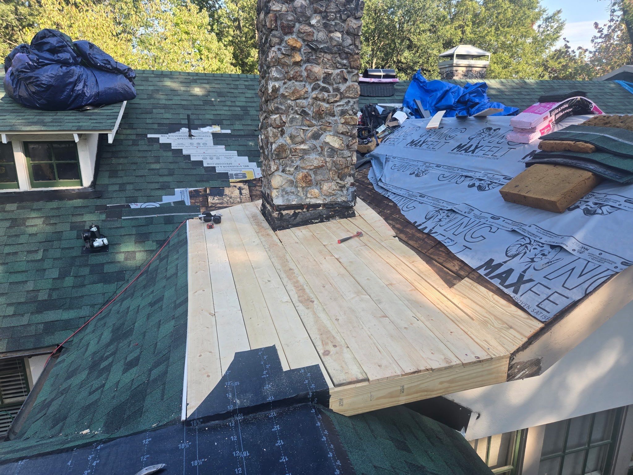 Memphis Home Restoration and Copper Gutter Installation Following Tree Damage by Revival Roofing Services