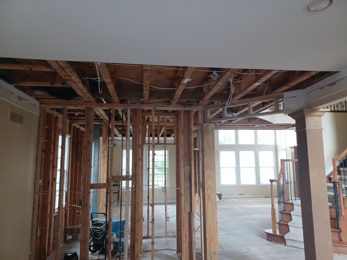 Project in West Bloomfield by EzDry Water Mitigation & Property Restoration