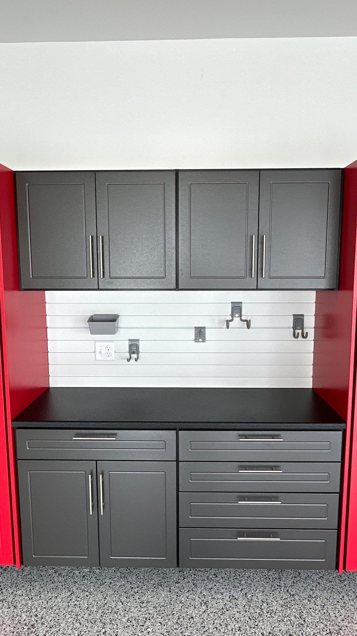 Louis P. transformed their garage into the garage of their dreams  by Banner Garage