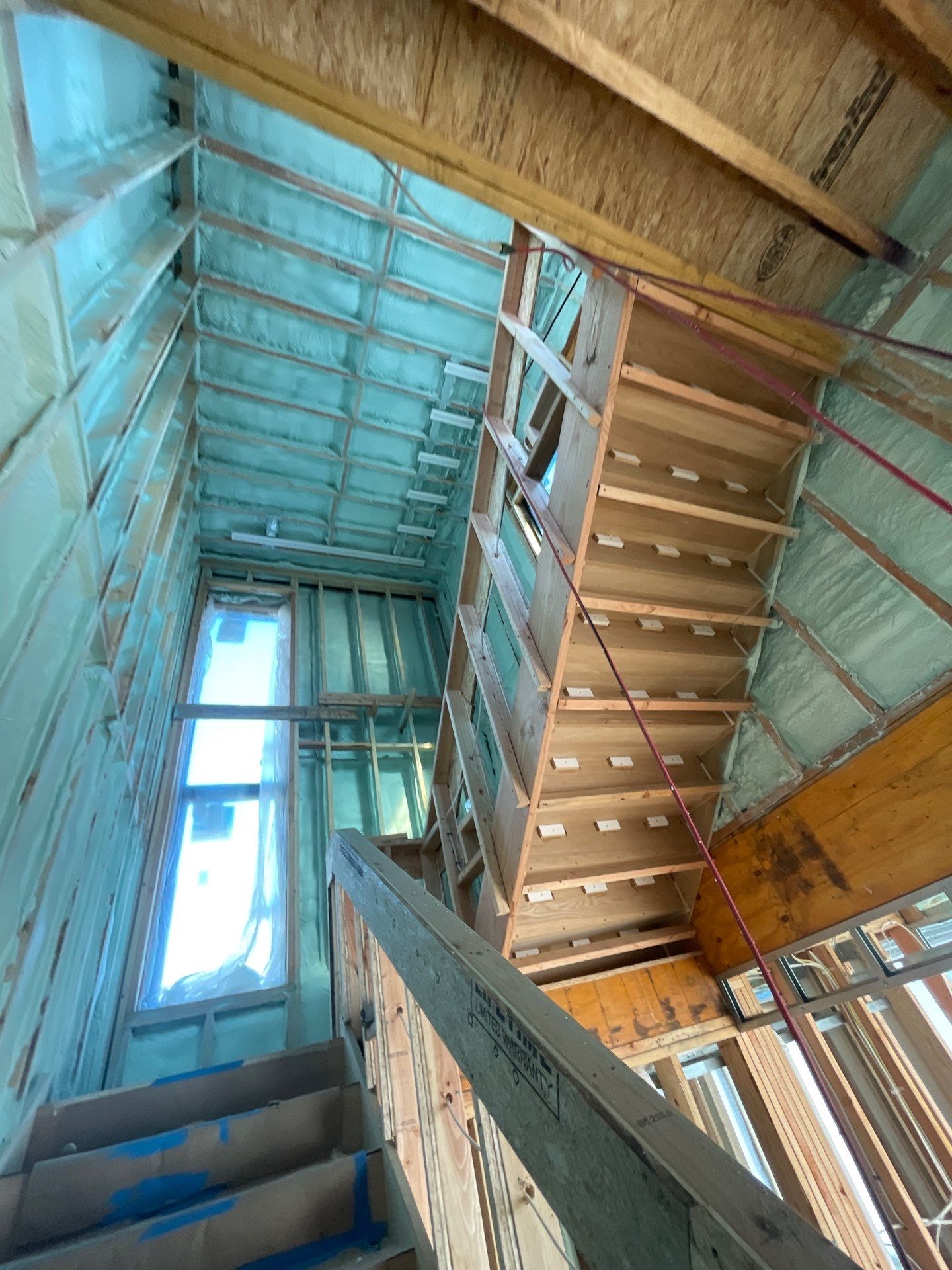 New Construction using Closed Cell Spray Foam by NYS Foam & Energy