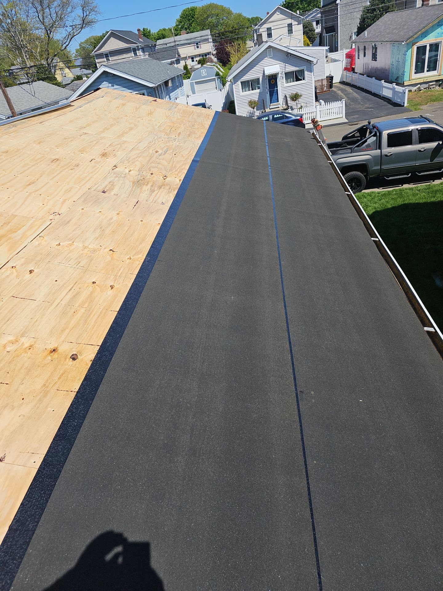 Residential Roofing Installation using Owens Corning Duration Colonial Slate by A Plus Exterior