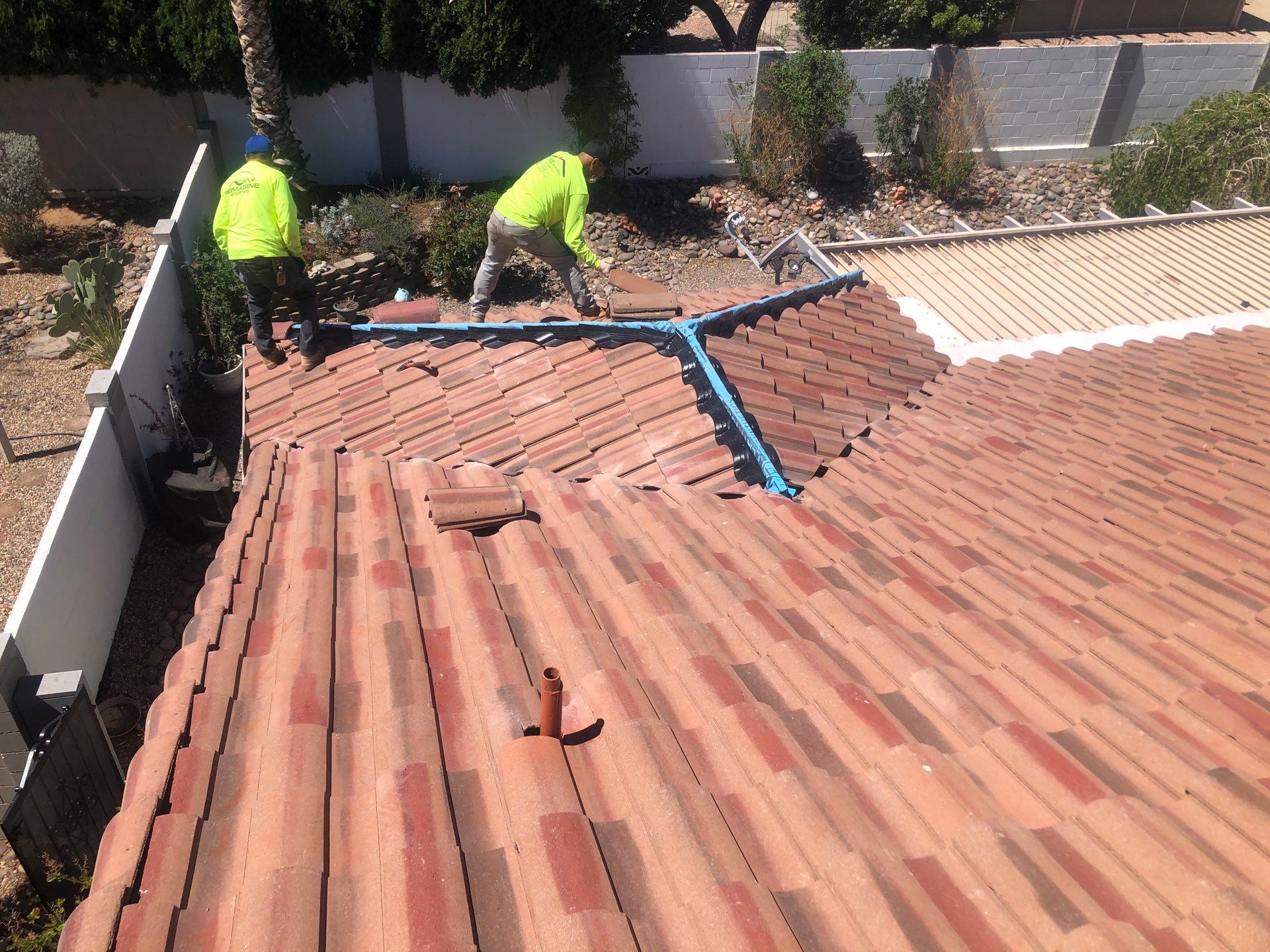 Teracotta Concrete Tile by Reimagine Roofing
