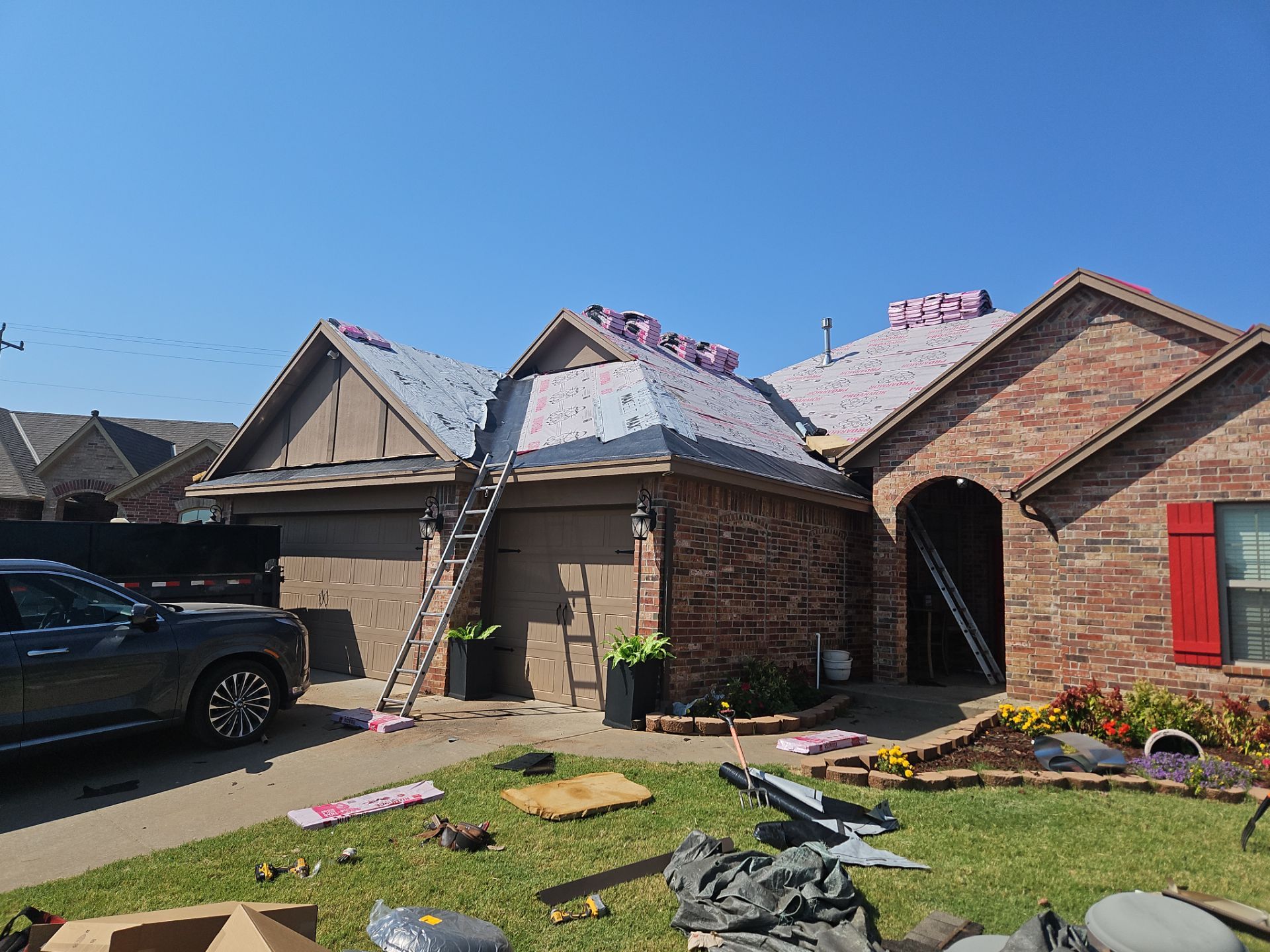 Roof Replacement Project in Yukon by Z Construction & Roofing, LLC