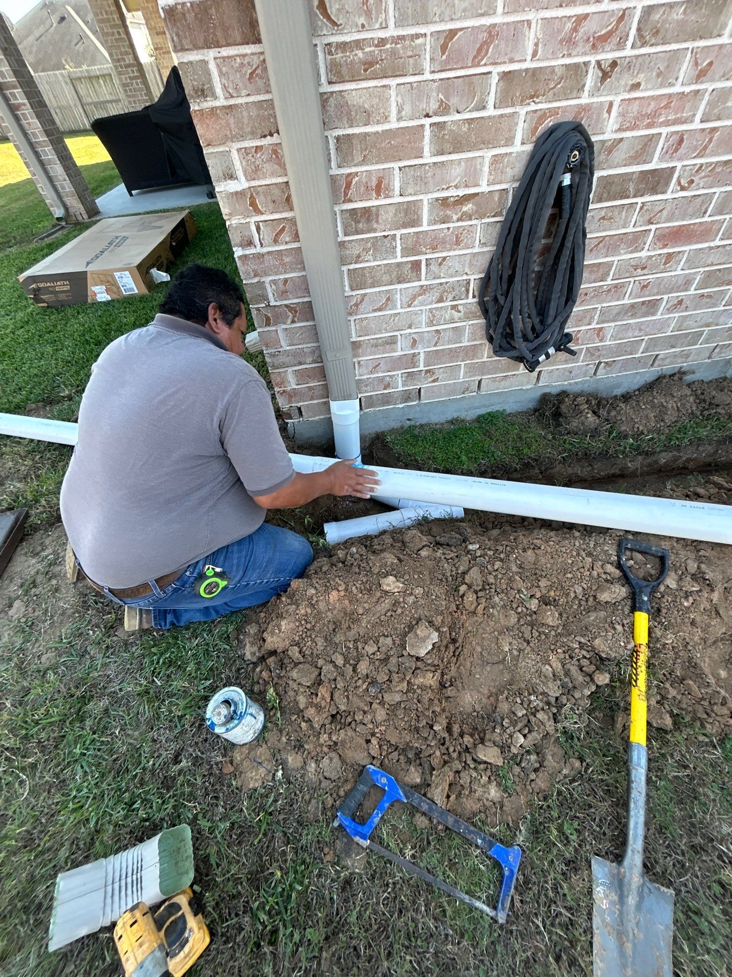 🏀💧 New Basketball Court & Drainage System – Full Backyard Upgrade by Texas Urban Elements