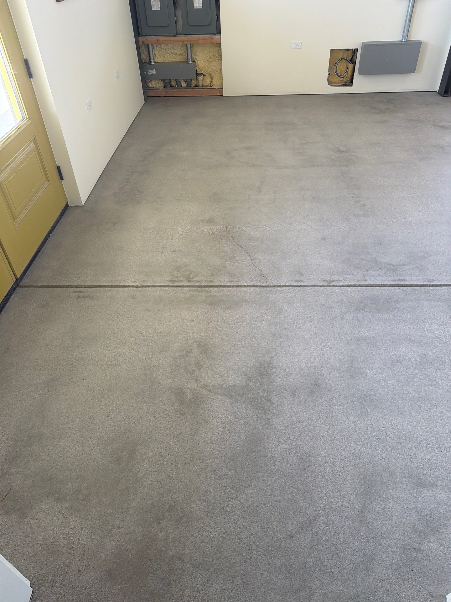 Interior Shop Epoxy Floor Coating with Moisture Barrier in Cambria by MGP Coatings