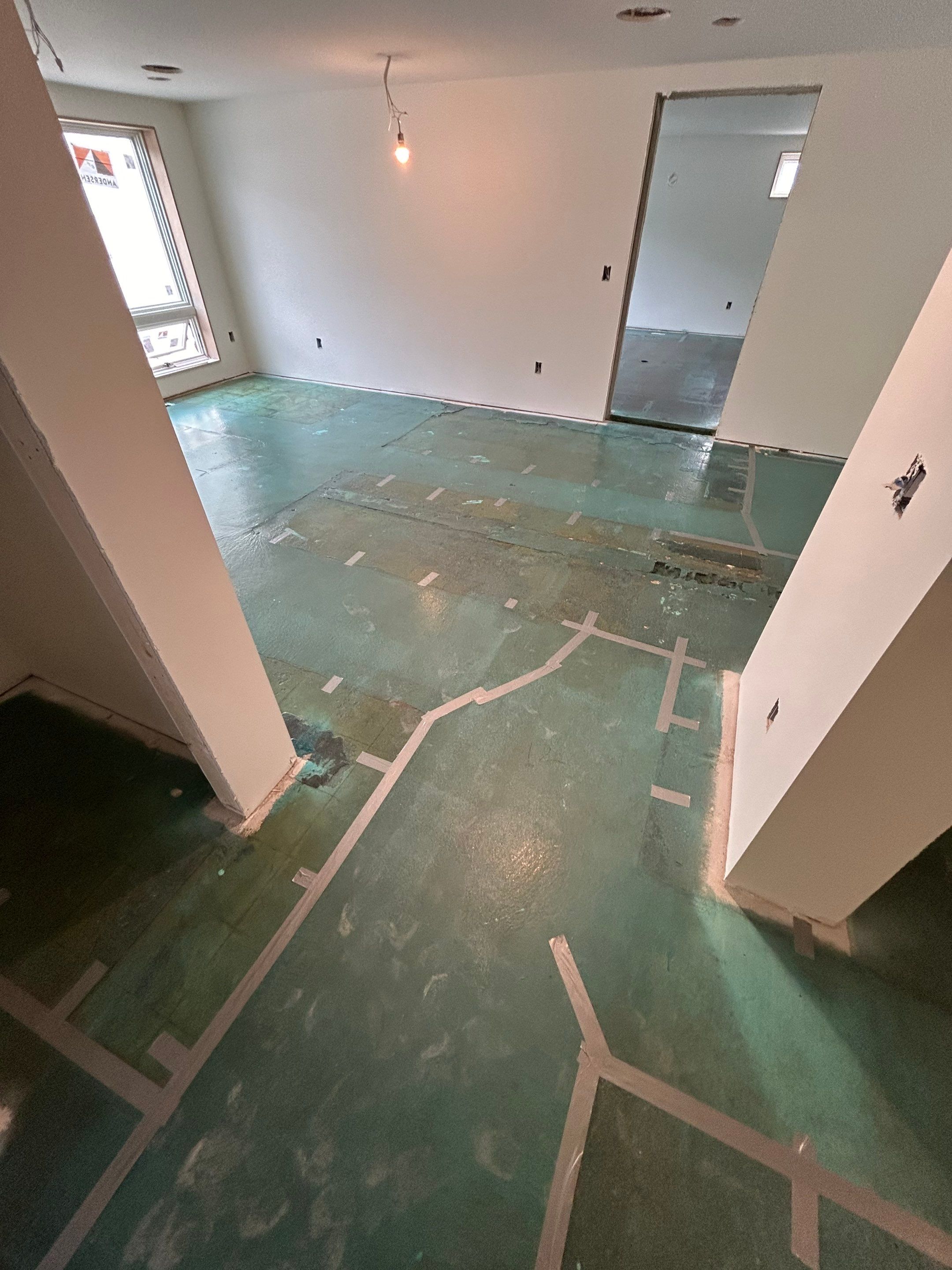 This project has it all!!!! Custom Flooring, Leveling Service, Custom Stair parts and pieces, risers, blue pad cover - all inclusive service from RTB! by RTBaldwin Hardwood Floors