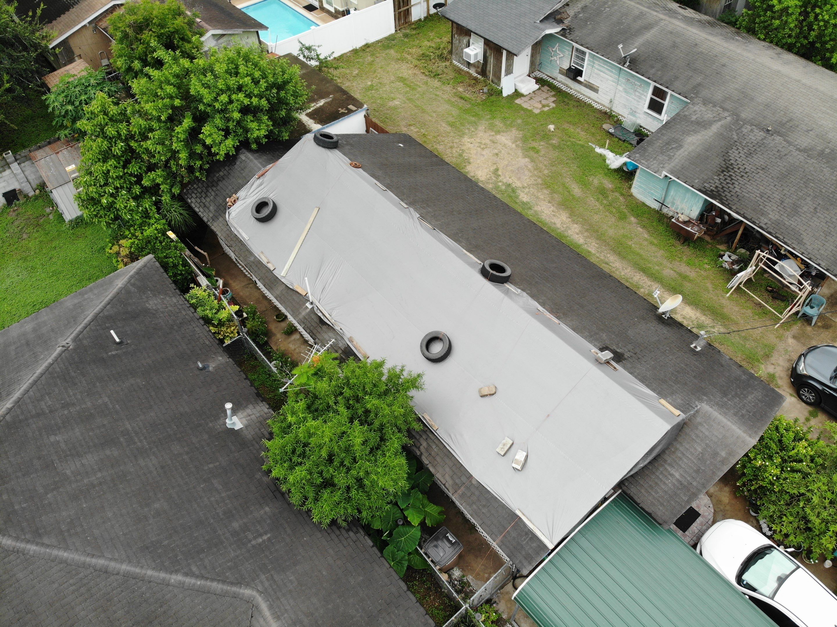 Project in Donna by Bison Roofing  