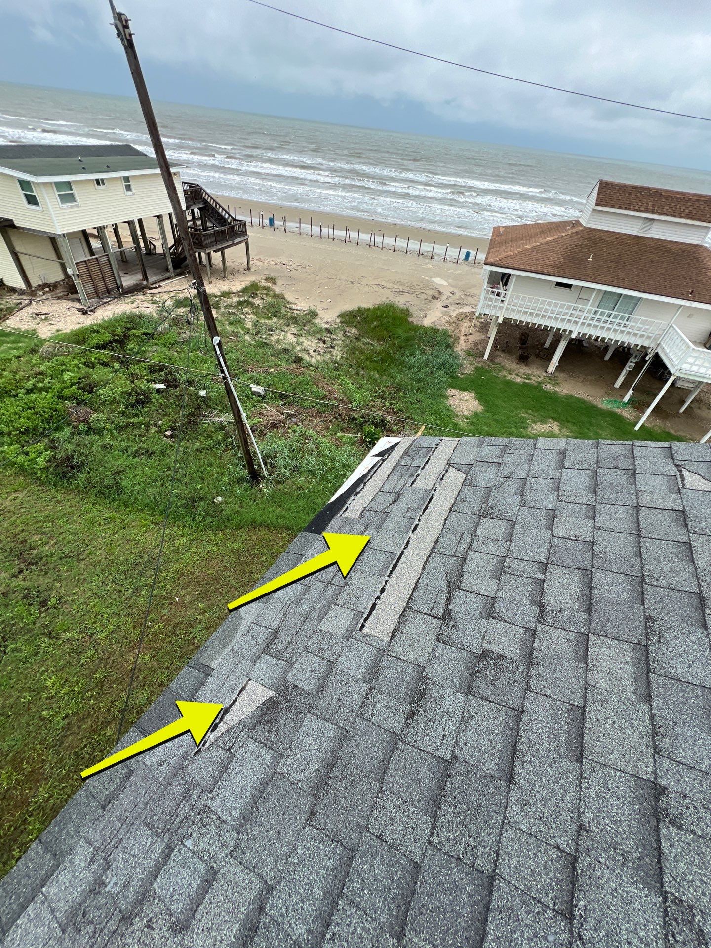 Hail Damage using Owen's Corning Duration (Lifetime) Shingles by Roof Repair Company