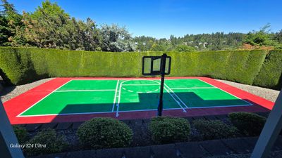 Basketball Court Restored and Ready to Play