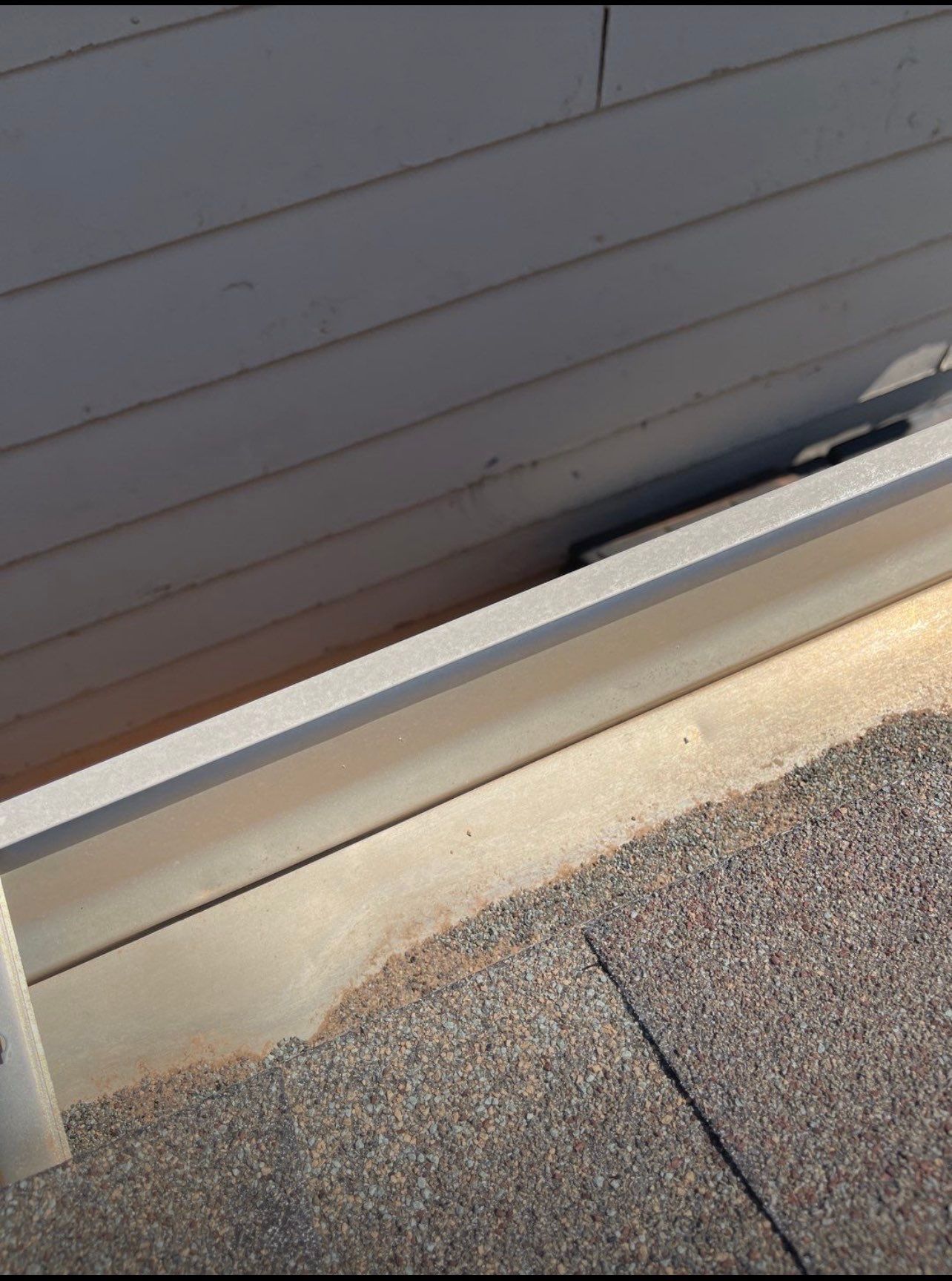 Hail Damage on a Roofing System by Icon Roofing And Construction 