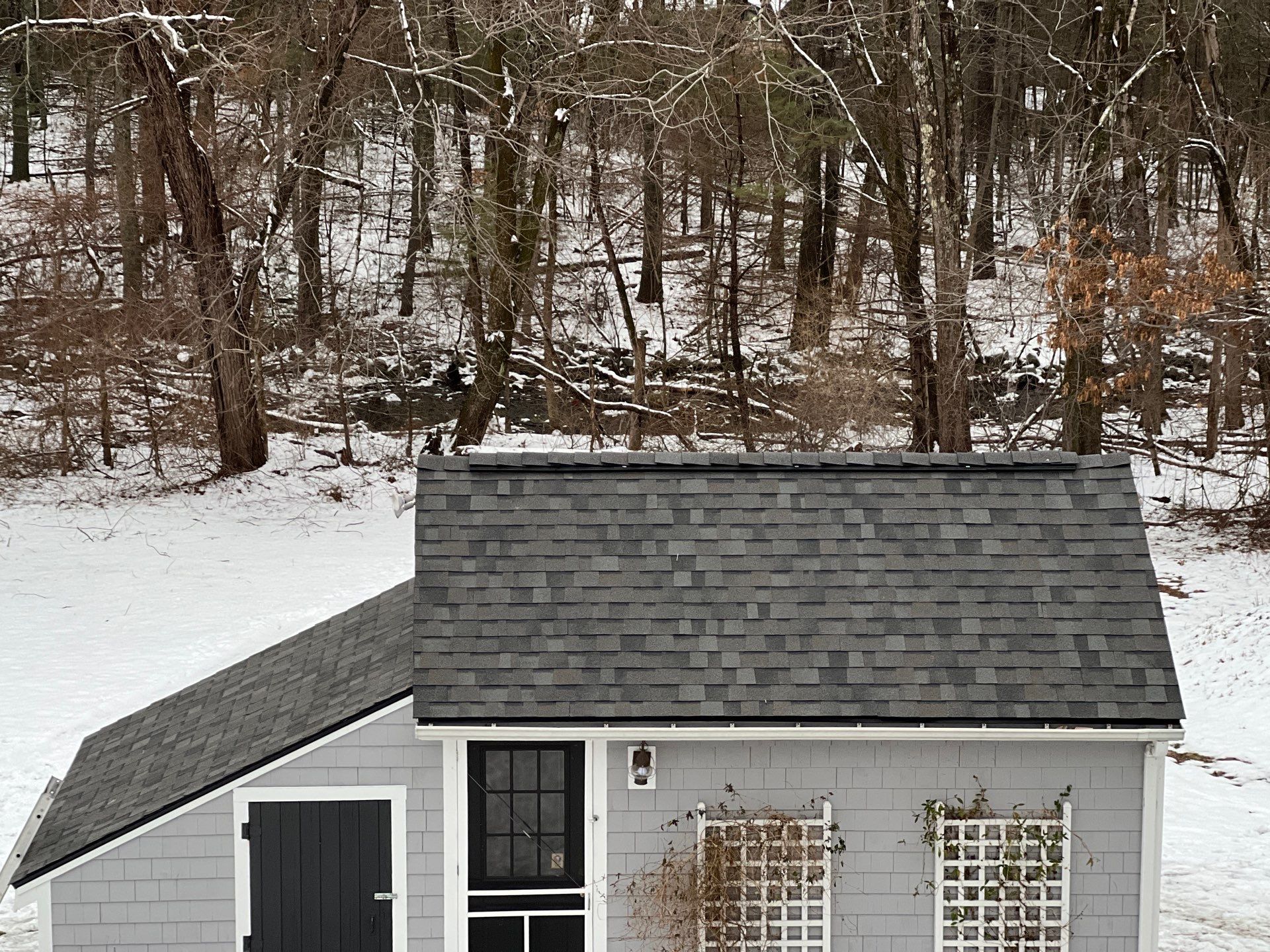 Carlisle Roofing Installation using Owens Corning Shingles and Copper by Mighty Dog Roofing of Greater Middlesex County