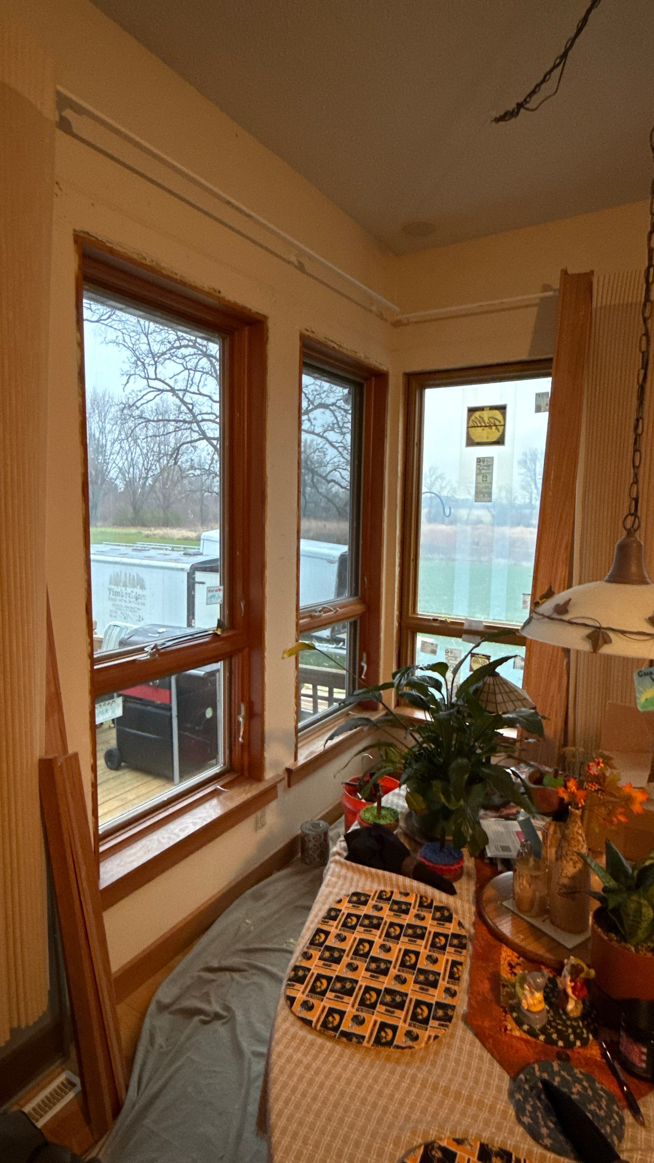 A Clean Window Upgrade Ready for New Siding with Pella Lifestyle Series by United Windows and Siding LLC