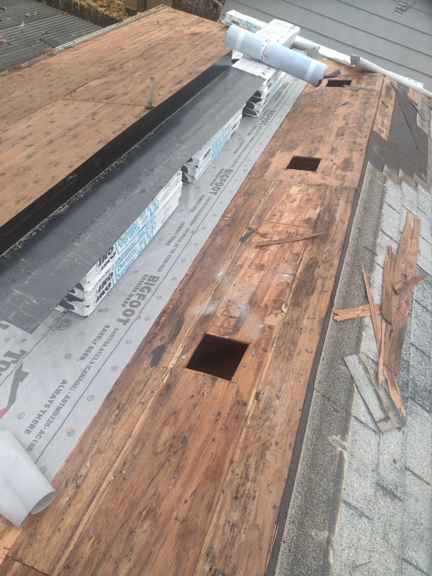 Residential Roof Installation: IKO Dynasty 30 Year Shingle Color: Frostone Grey by Orezona Building & Roofing Company, Inc.