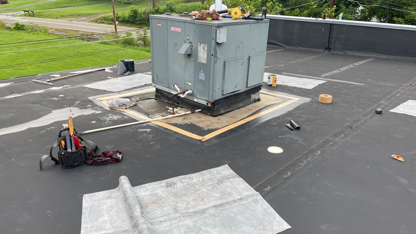 Commercial Roofing Repair using EPDM Roofing by Secure Construction Company Inc