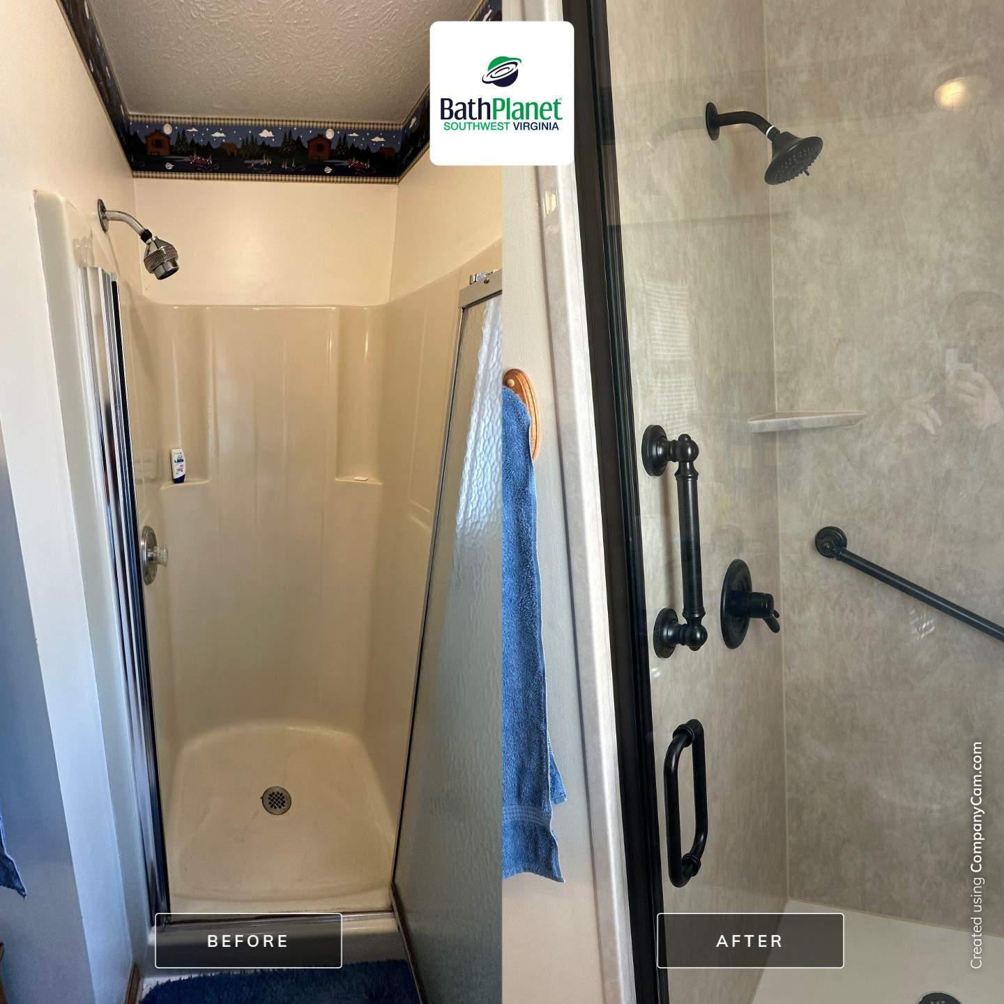 Shower Upgrade by BathPlanet SW Virginia