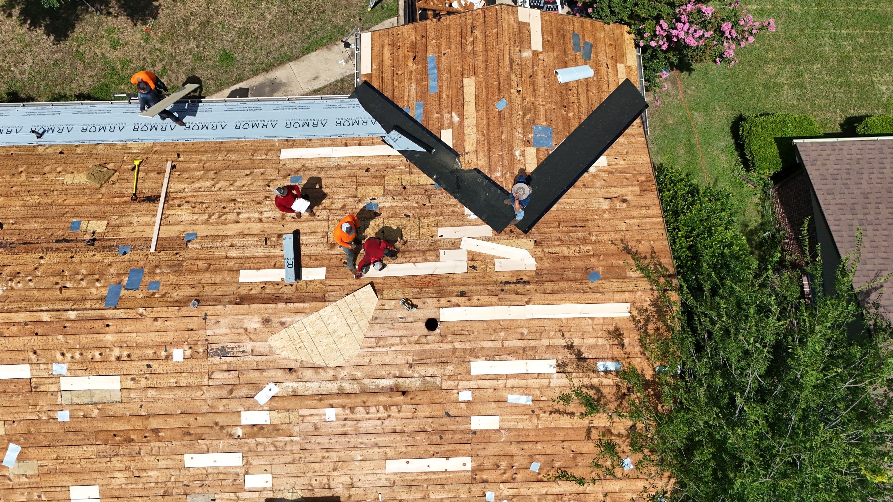 Full Roof Replacement and Decking Repair in Hurst, Texas by Armor Roofing | Exteriors