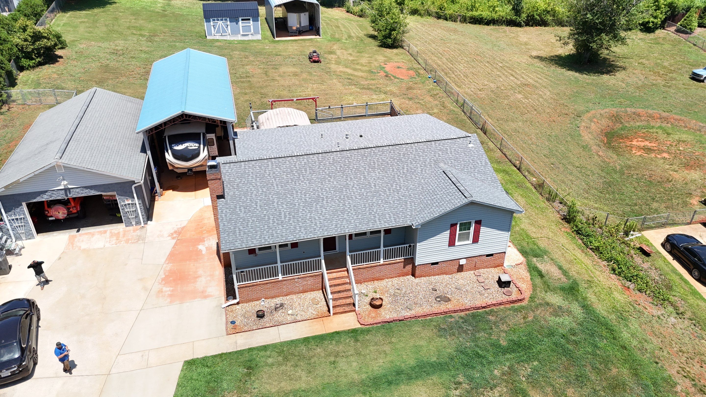 New CertainTeed Landmark Pewter Project in Greer, SC by Roofers LLC