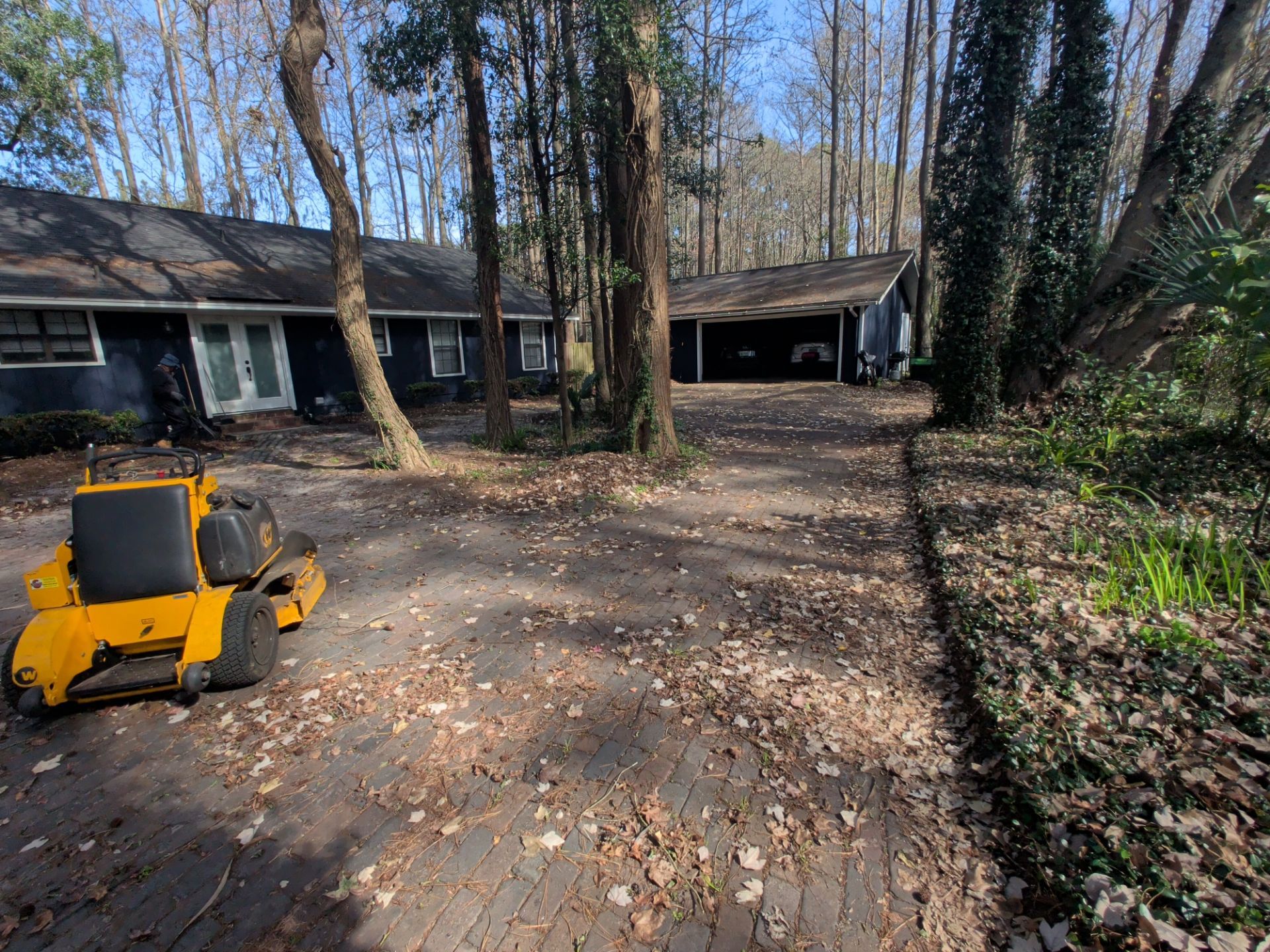 Large-Scale Leaf Removal & Property Cleanup — Jacksonville, FL (Southside Area) by Harmoni Home Services