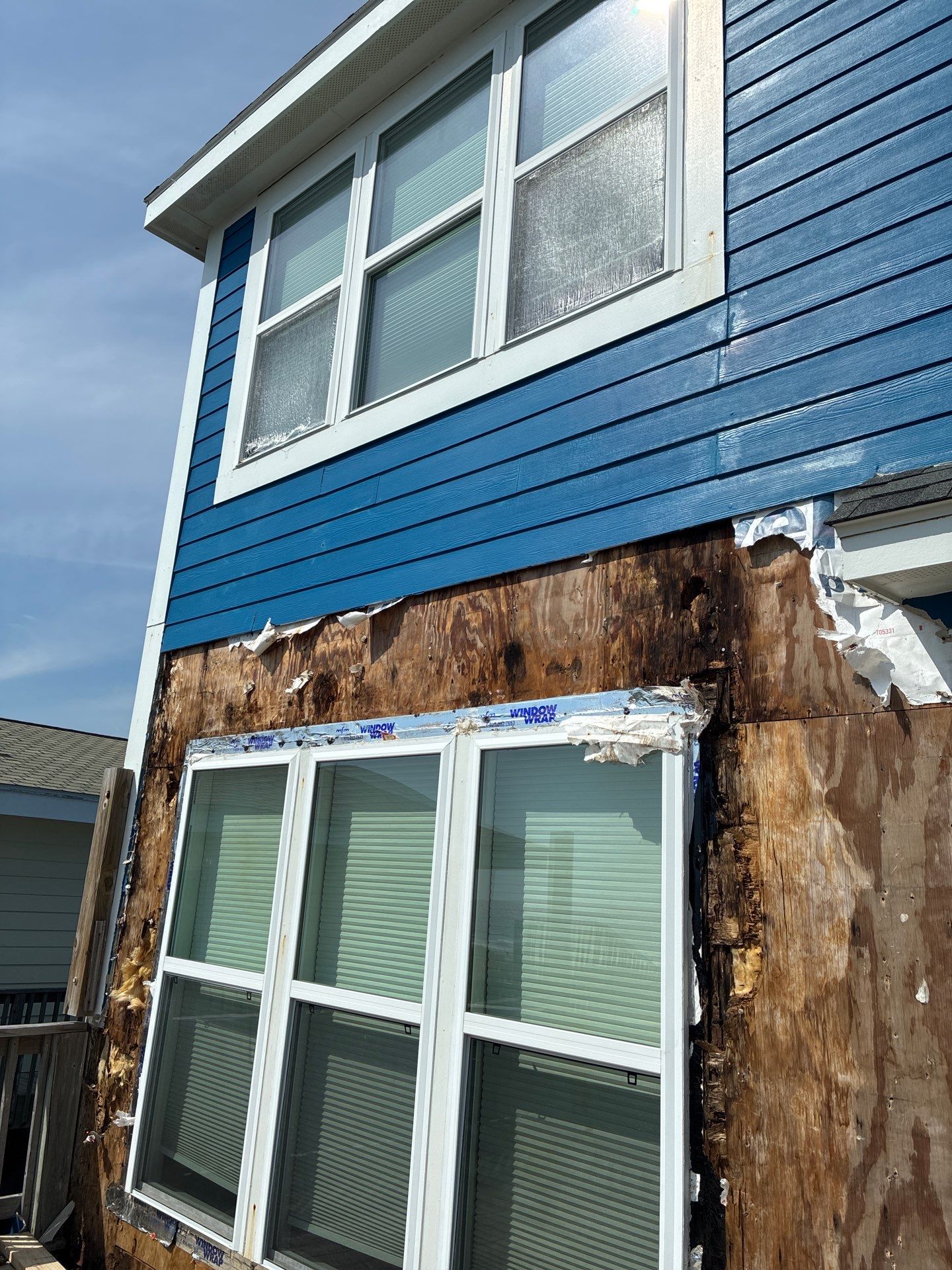 Oceanfront Structural Repair and Exterior Rebuild in Oak Island NC | RGR Construction and Roofing, LLC by RGR Construction and Roofing, LLC